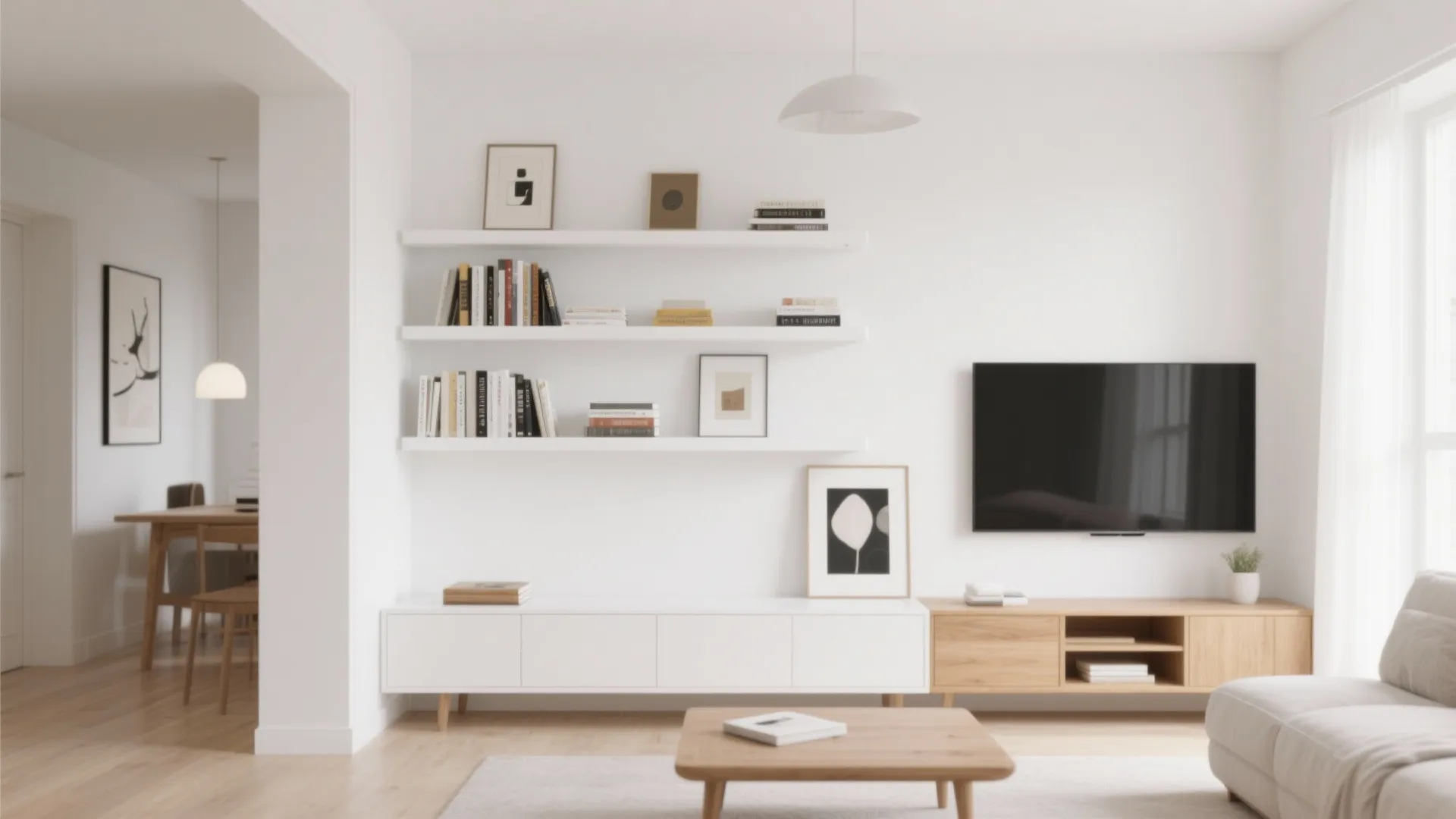 Minimalist Floating Shelves