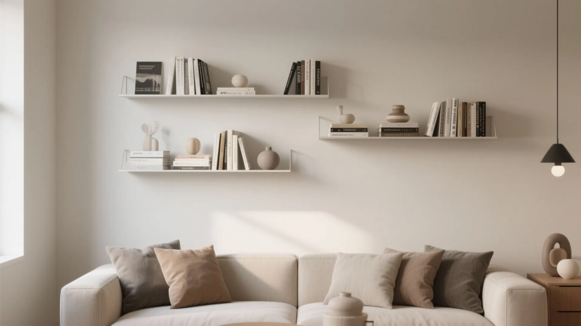 Minimalist Floating Shelves