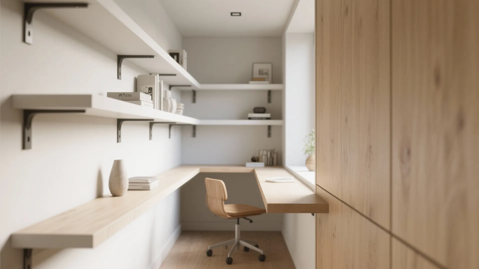 Minimalist Floating Shelves