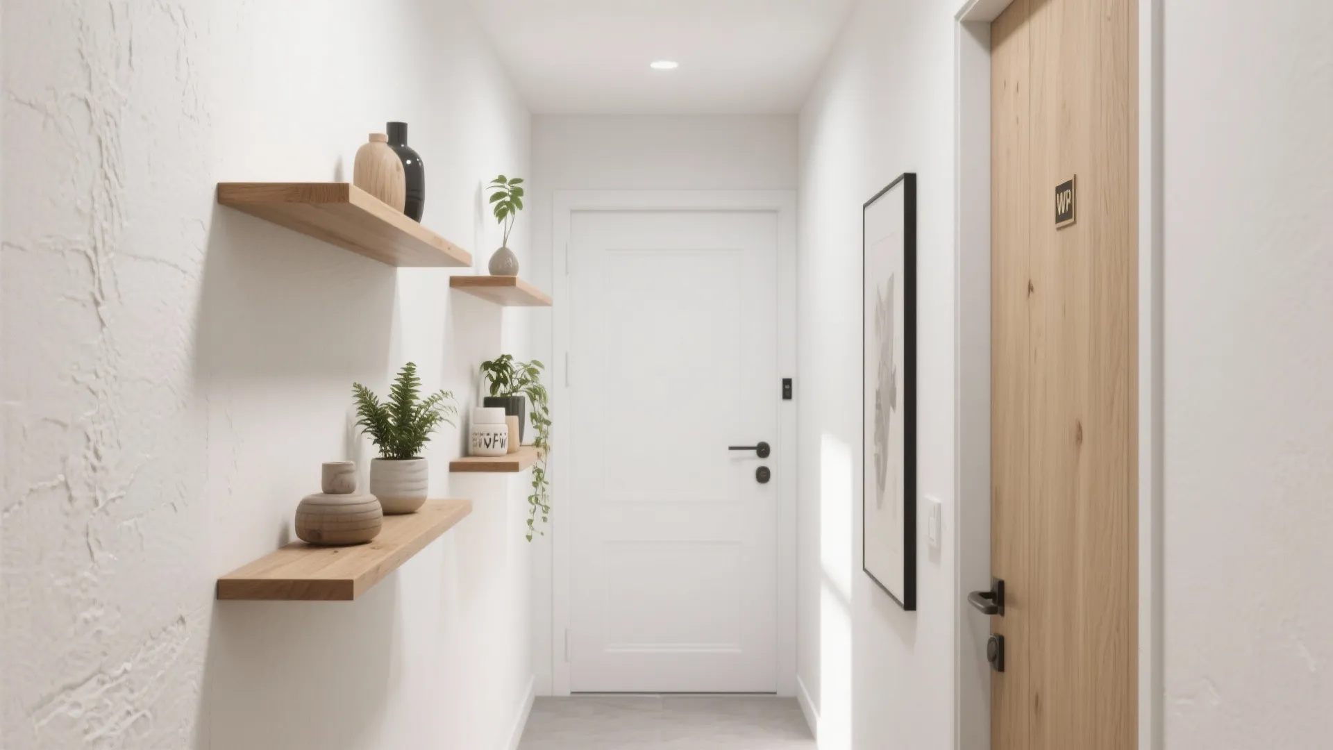 Minimalist Floating Shelves