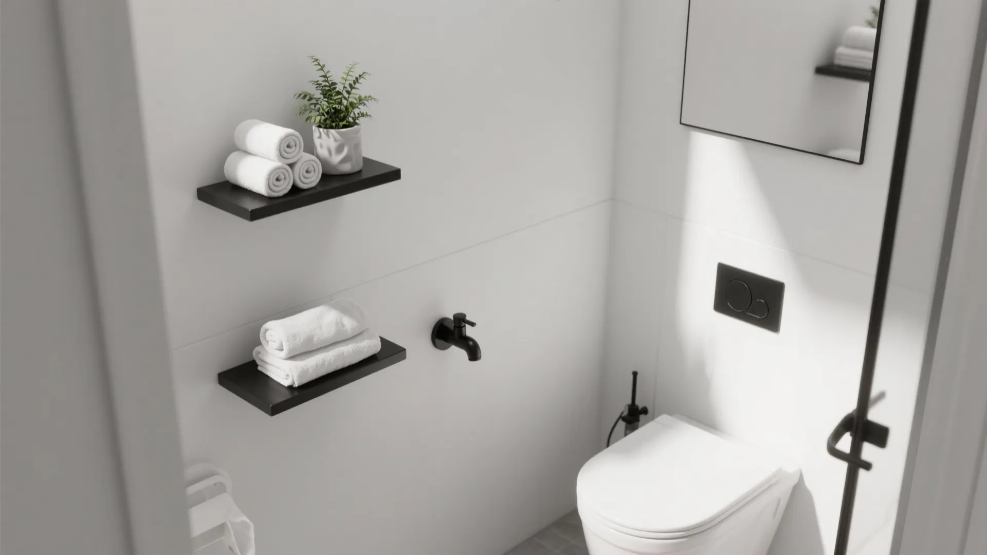 Minimalist Floating Shelves