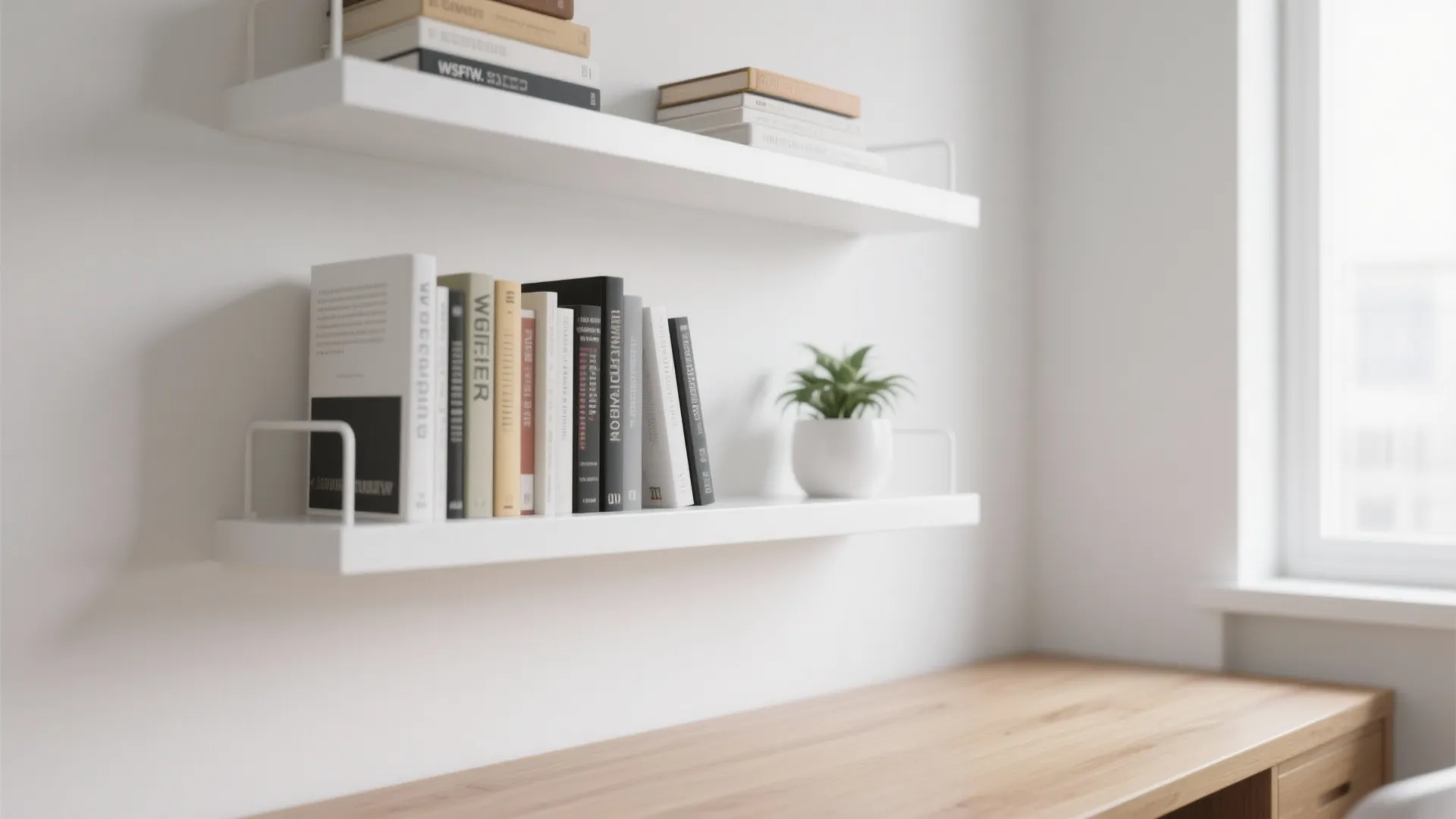 Minimalist Floating Shelves