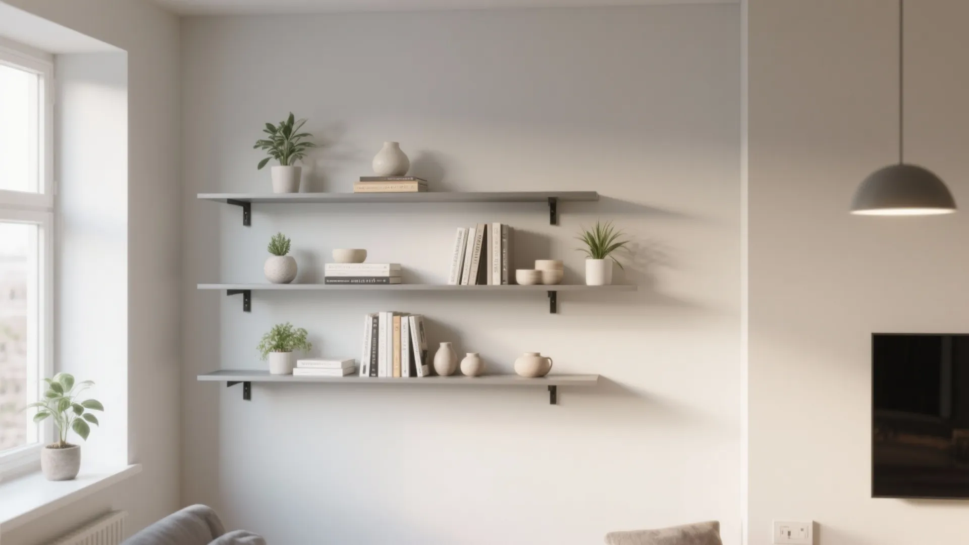 Minimalist Floating Shelves