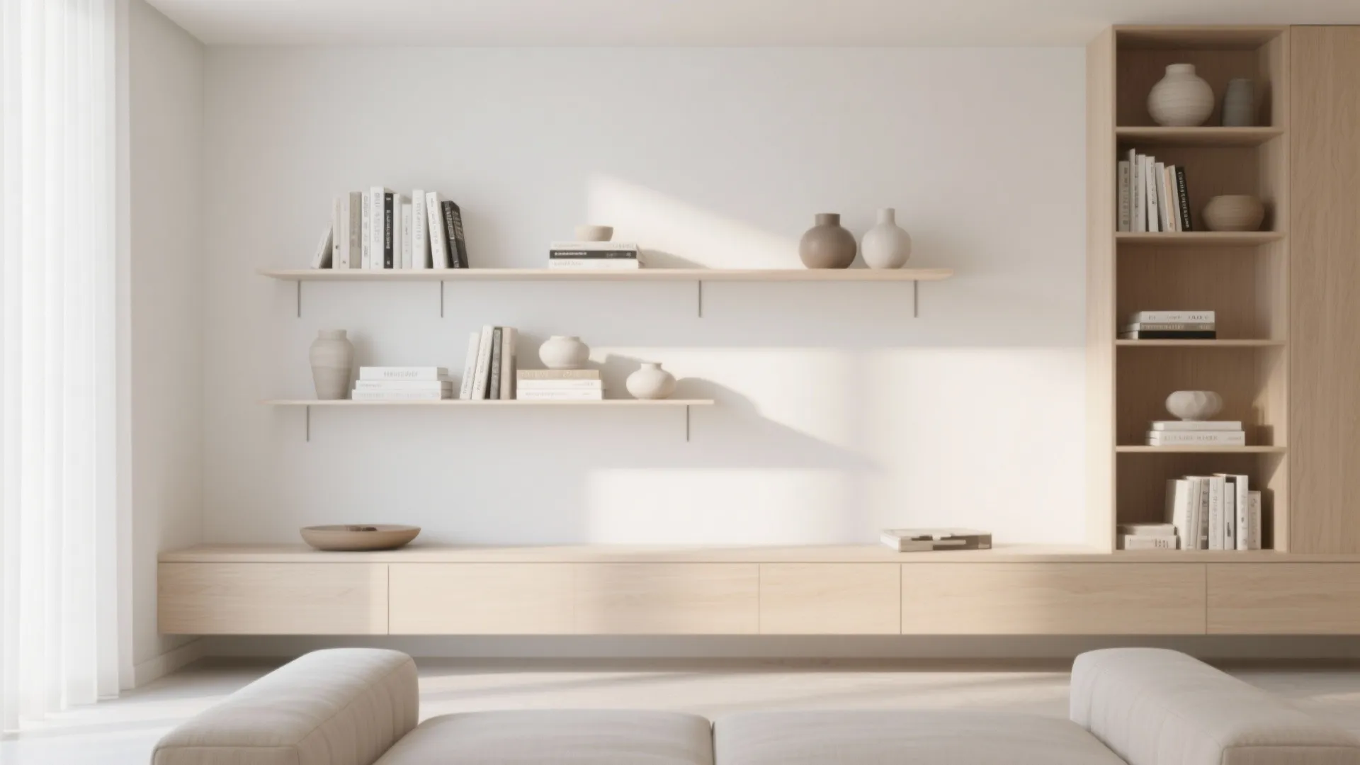 Minimalist Floating Shelves