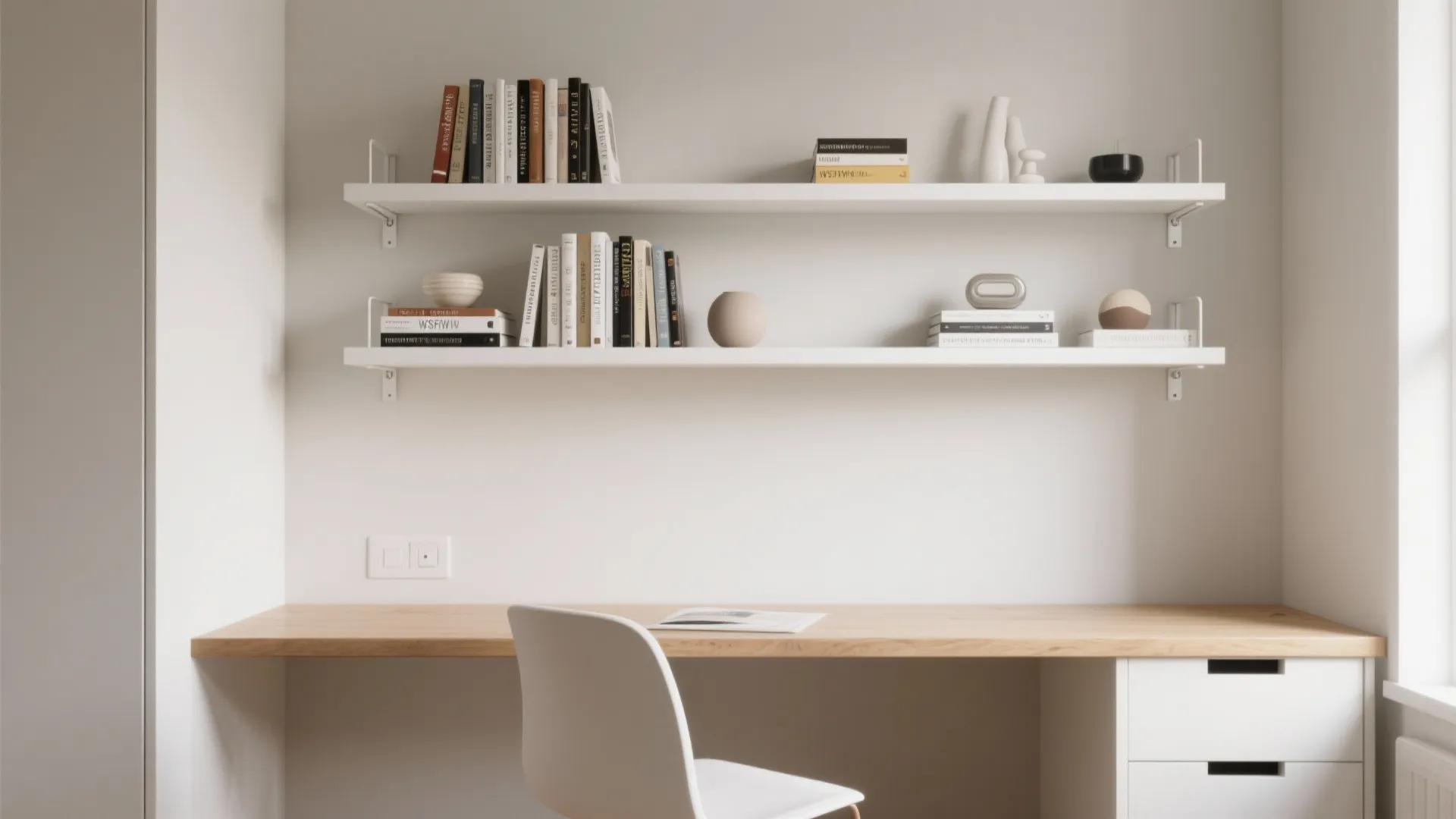 Minimalist Floating Shelves