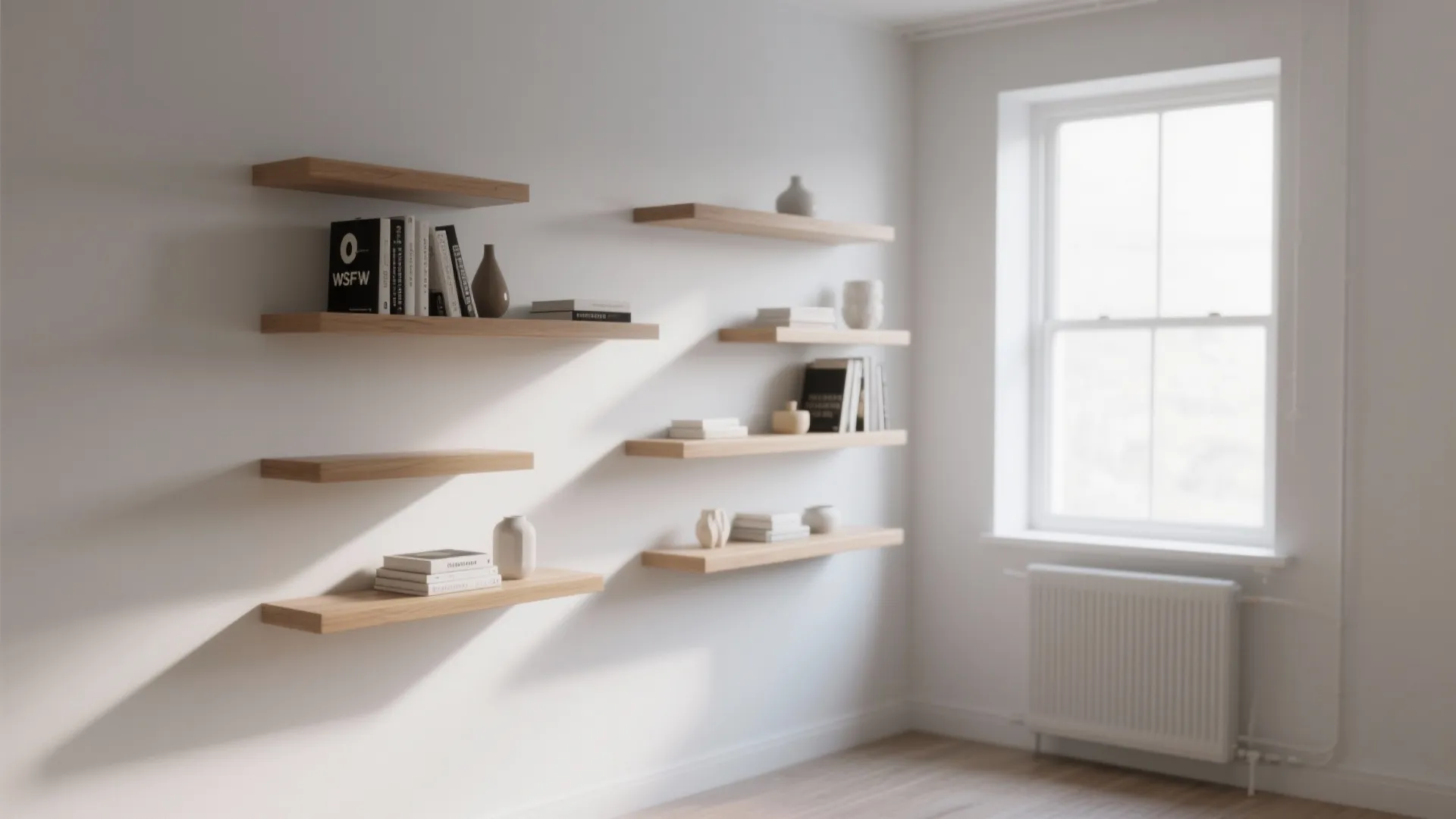Minimalist Floating Shelves