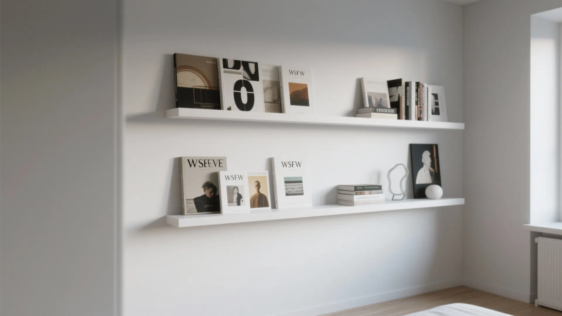 Minimalist Floating Shelves