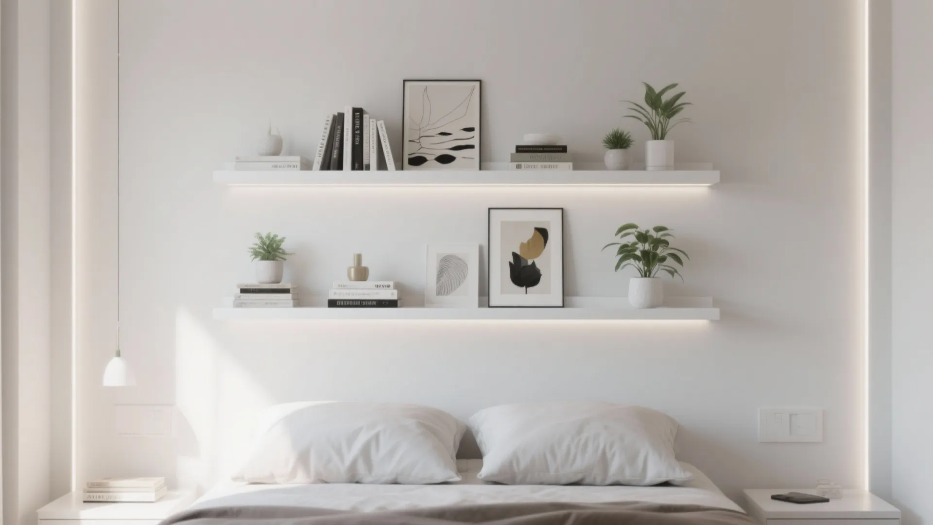 Minimalist Floating Shelves
