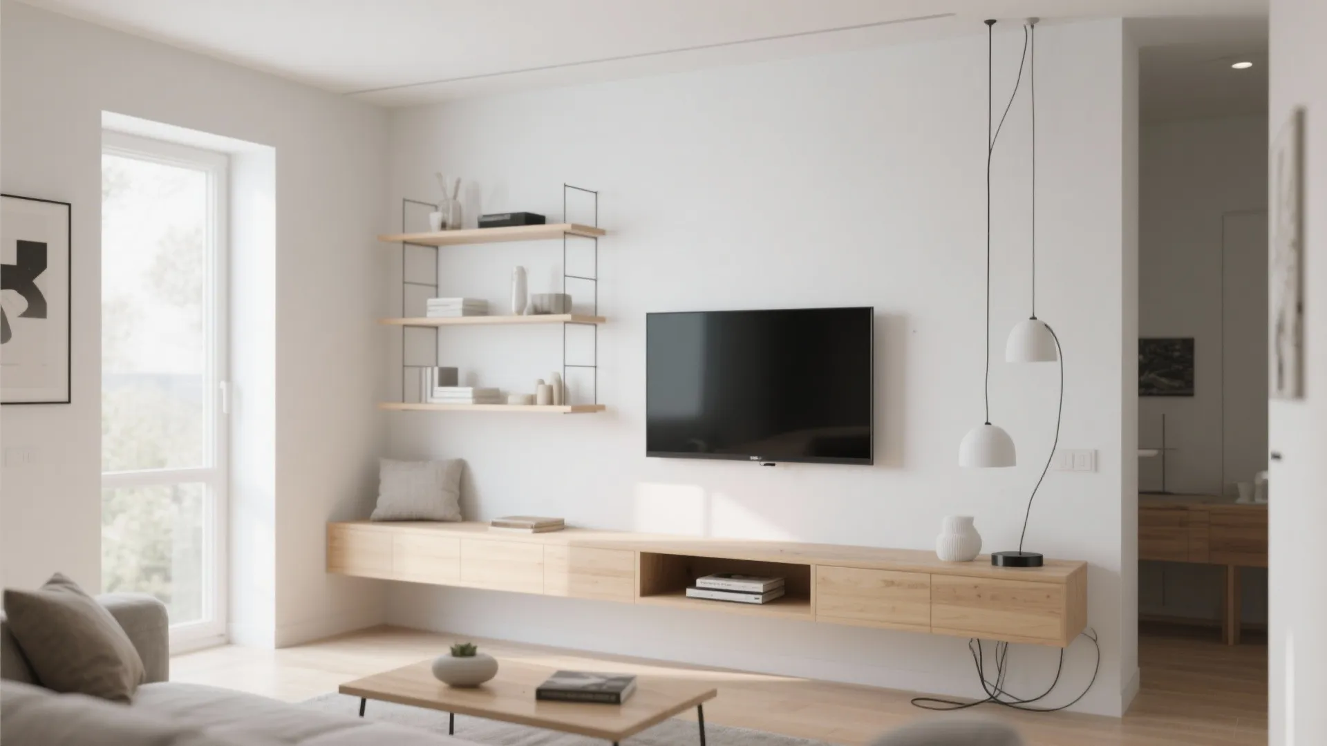 Minimalist Floating Shelves