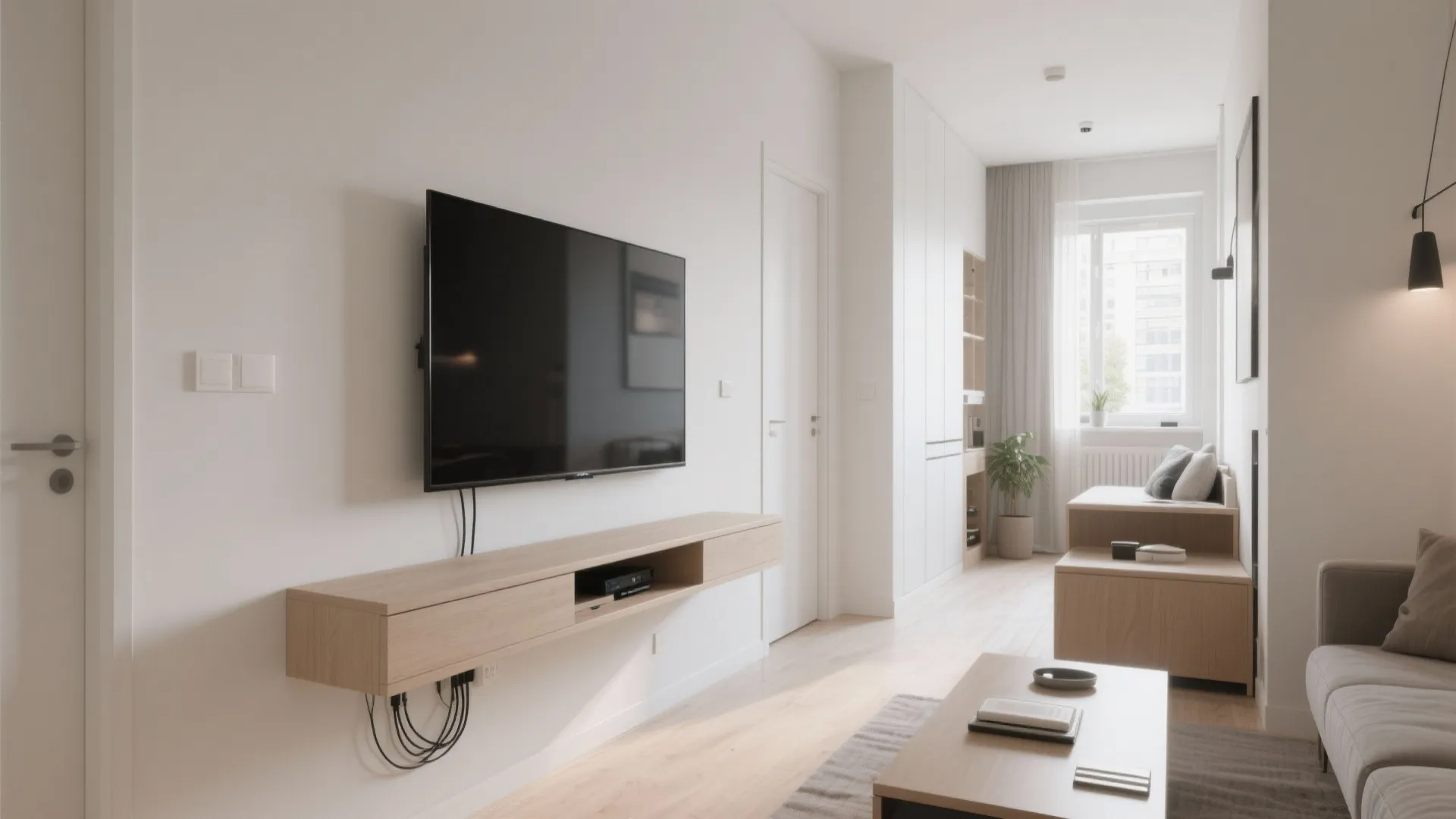 1. Minimalist Floating TV Stand