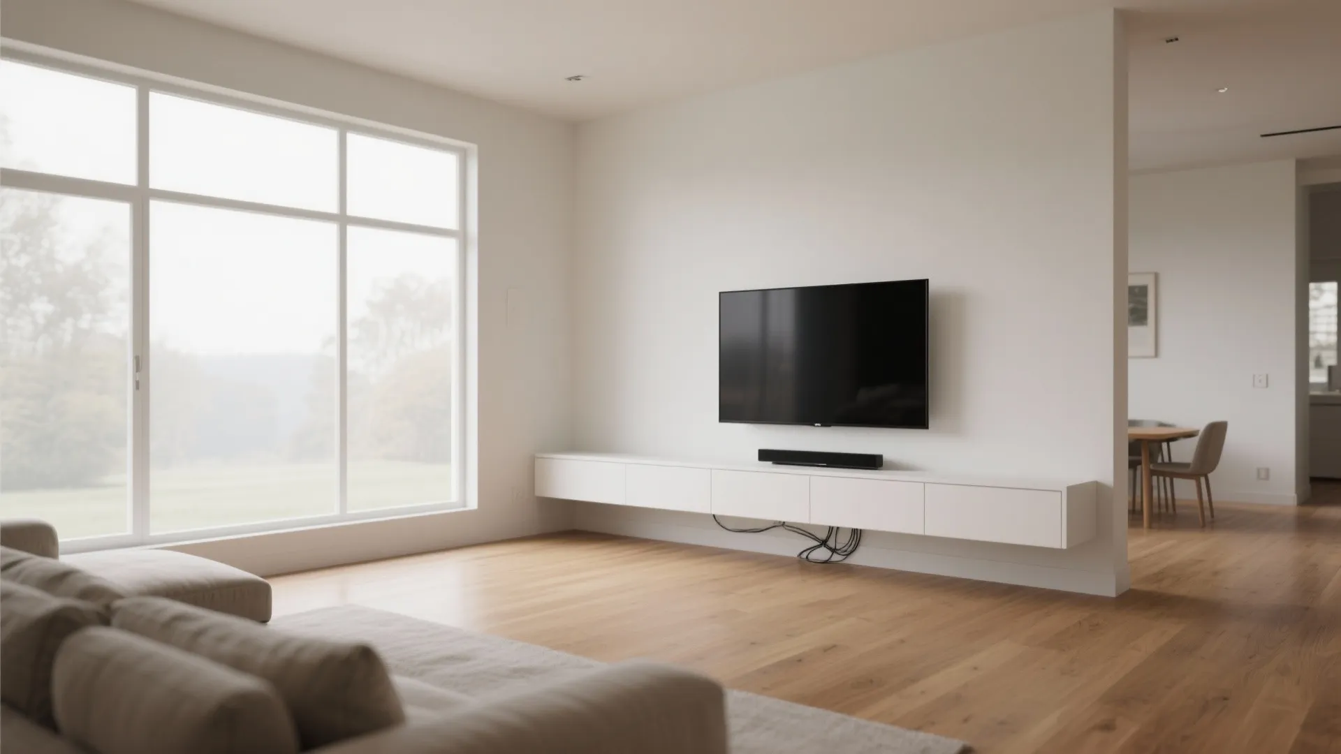 Minimalist Floating TV Unit