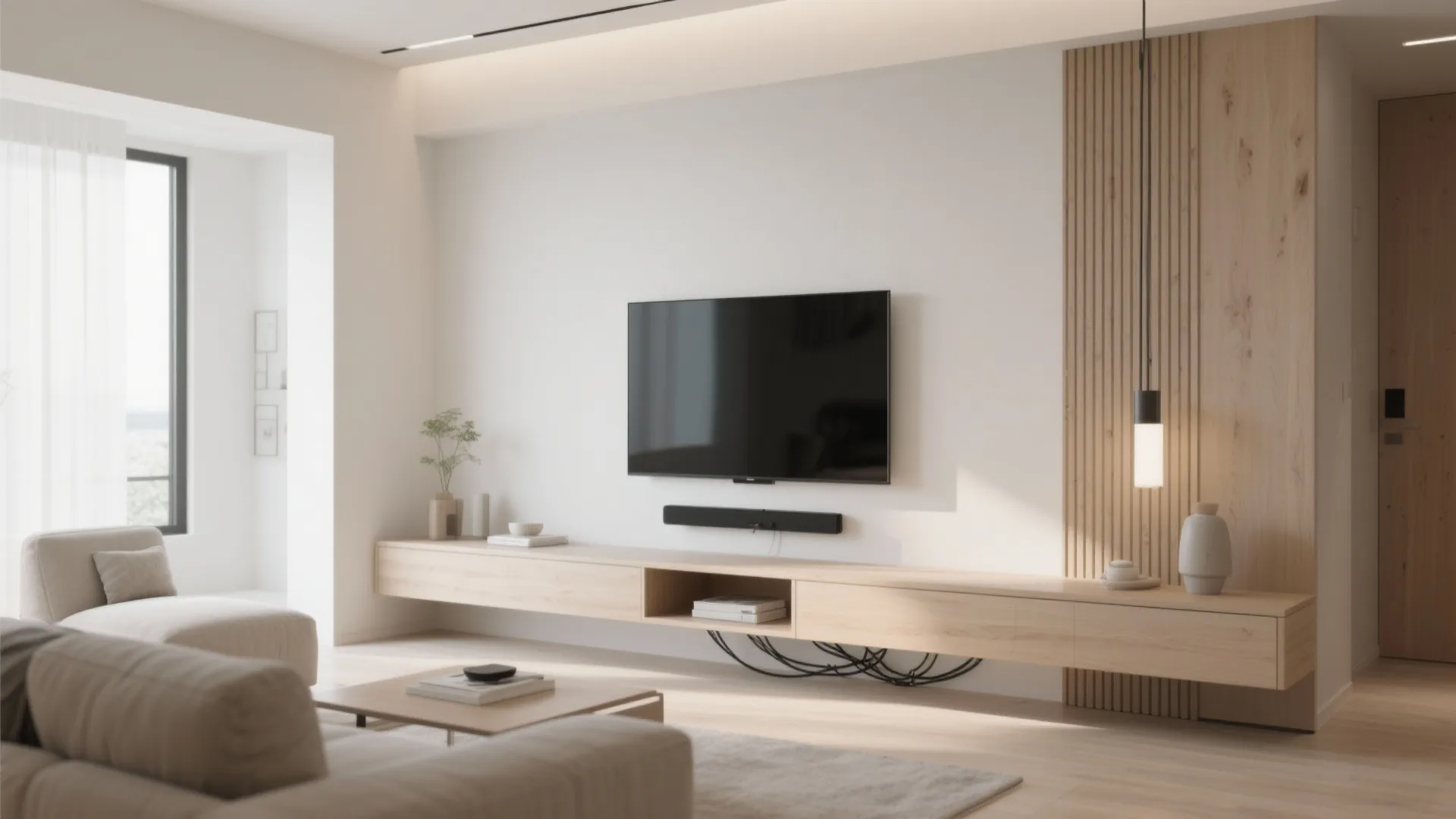Minimalist Floating TV Unit