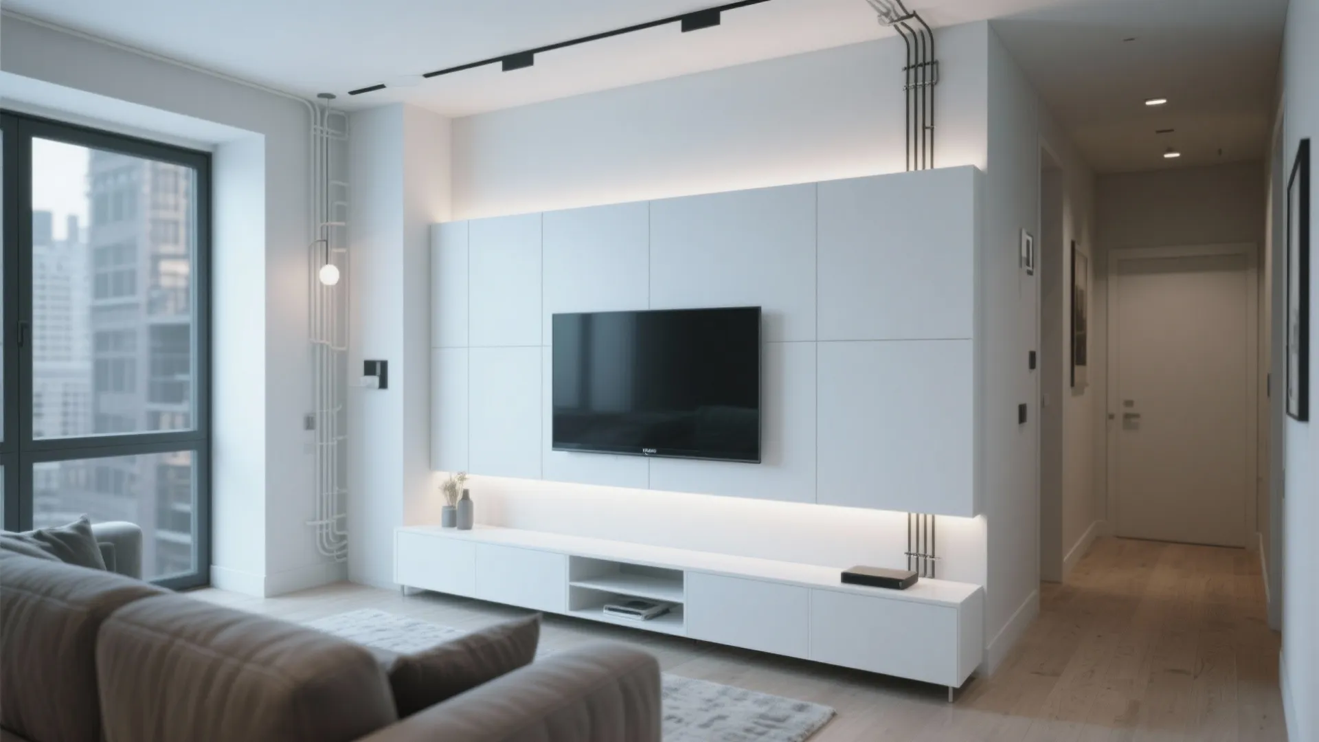 Minimalist Floating Panels