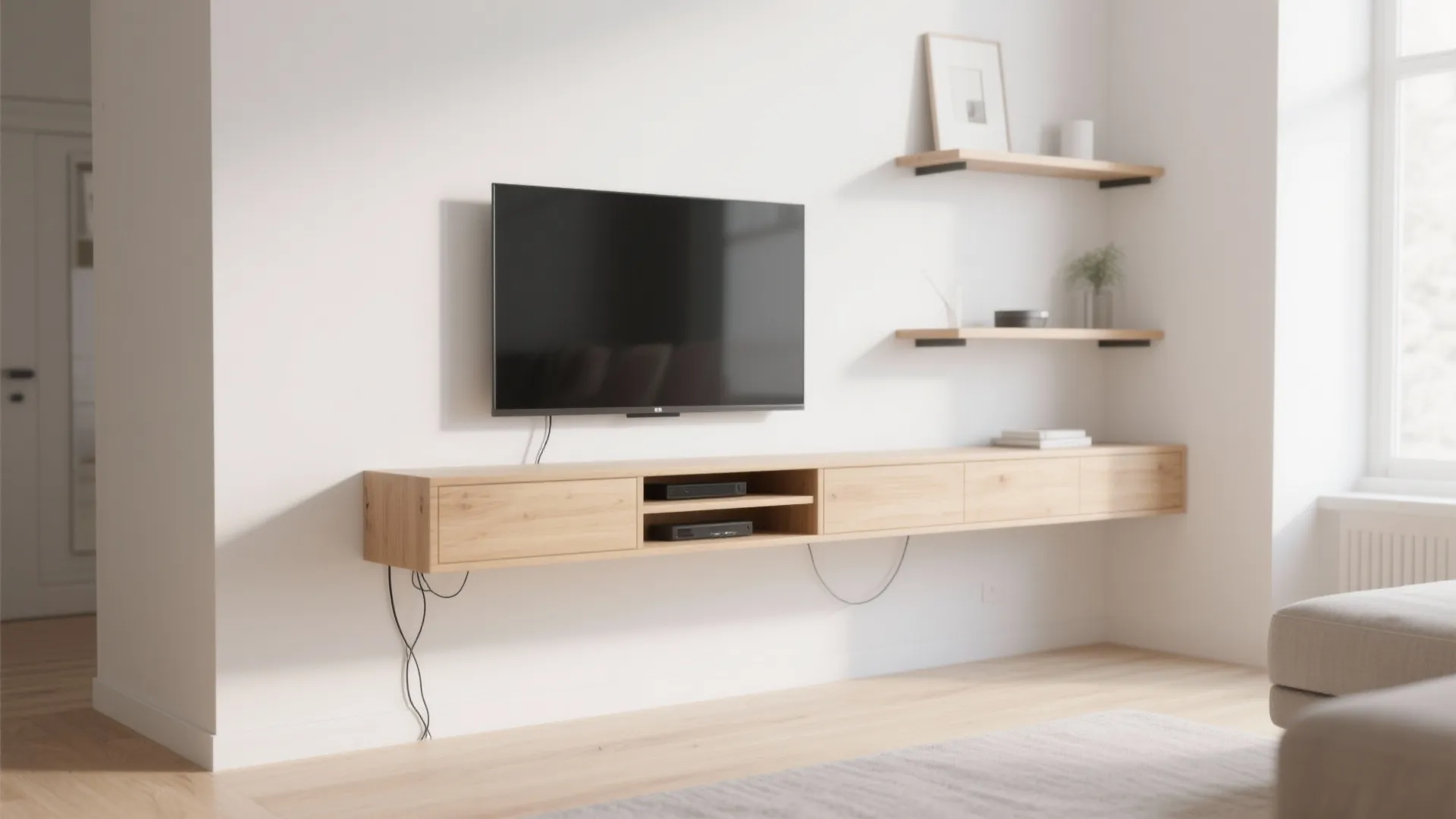 Minimalist Floating Shelves
