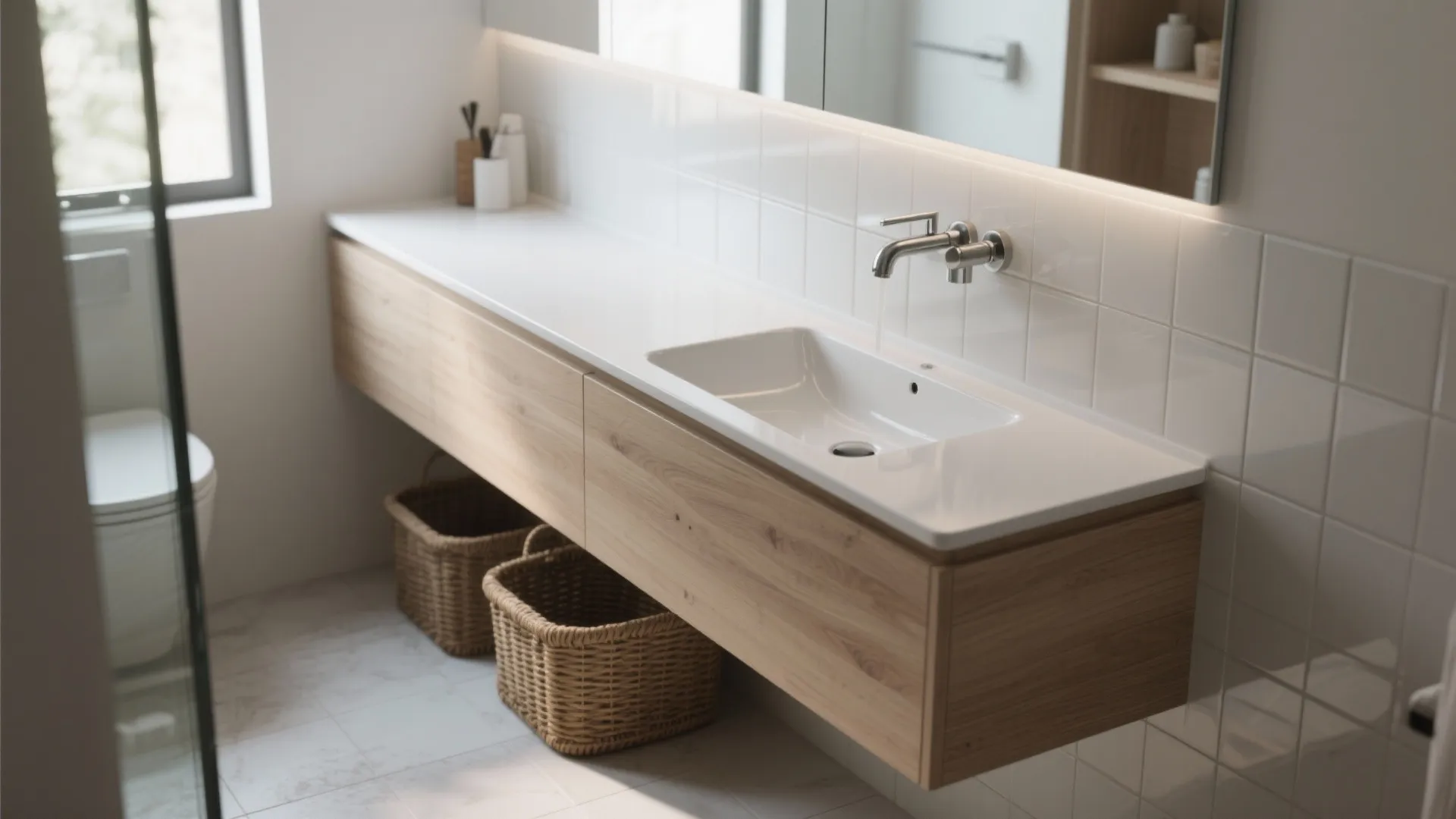 Minimalist Floating Vanity