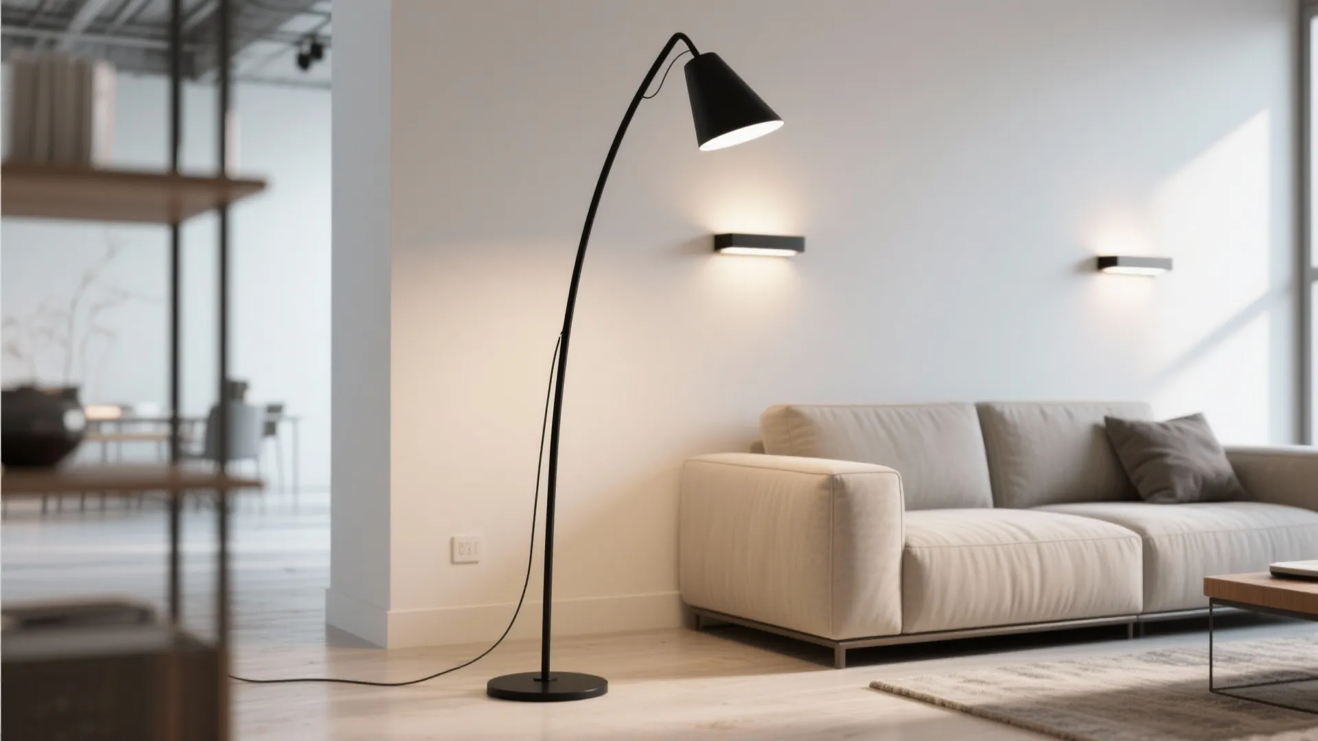 1. Minimalist Floor Lamps with Slim Profiles