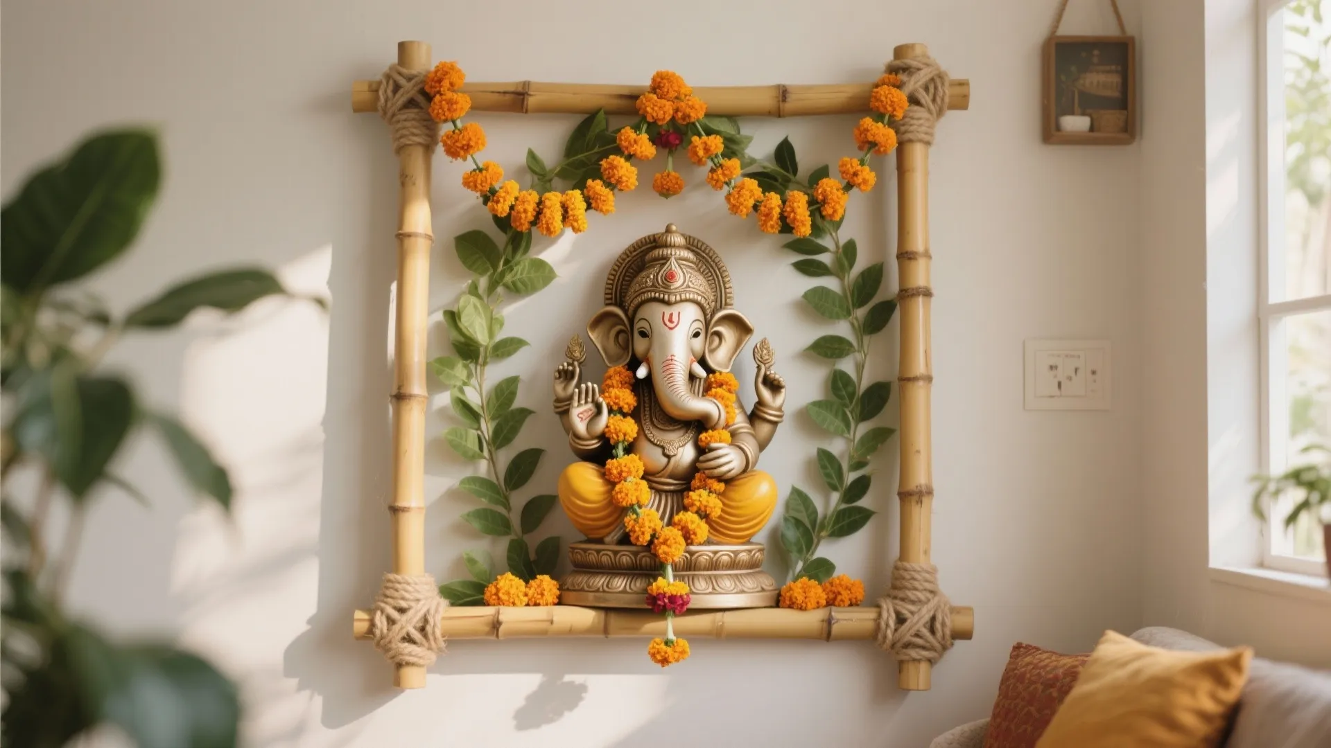 Minimalist Floral Backdrop