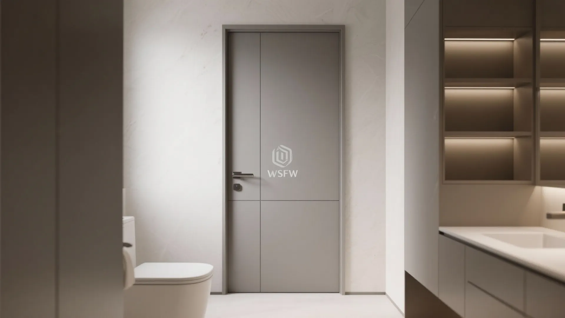 Minimalist Flush Panel Door