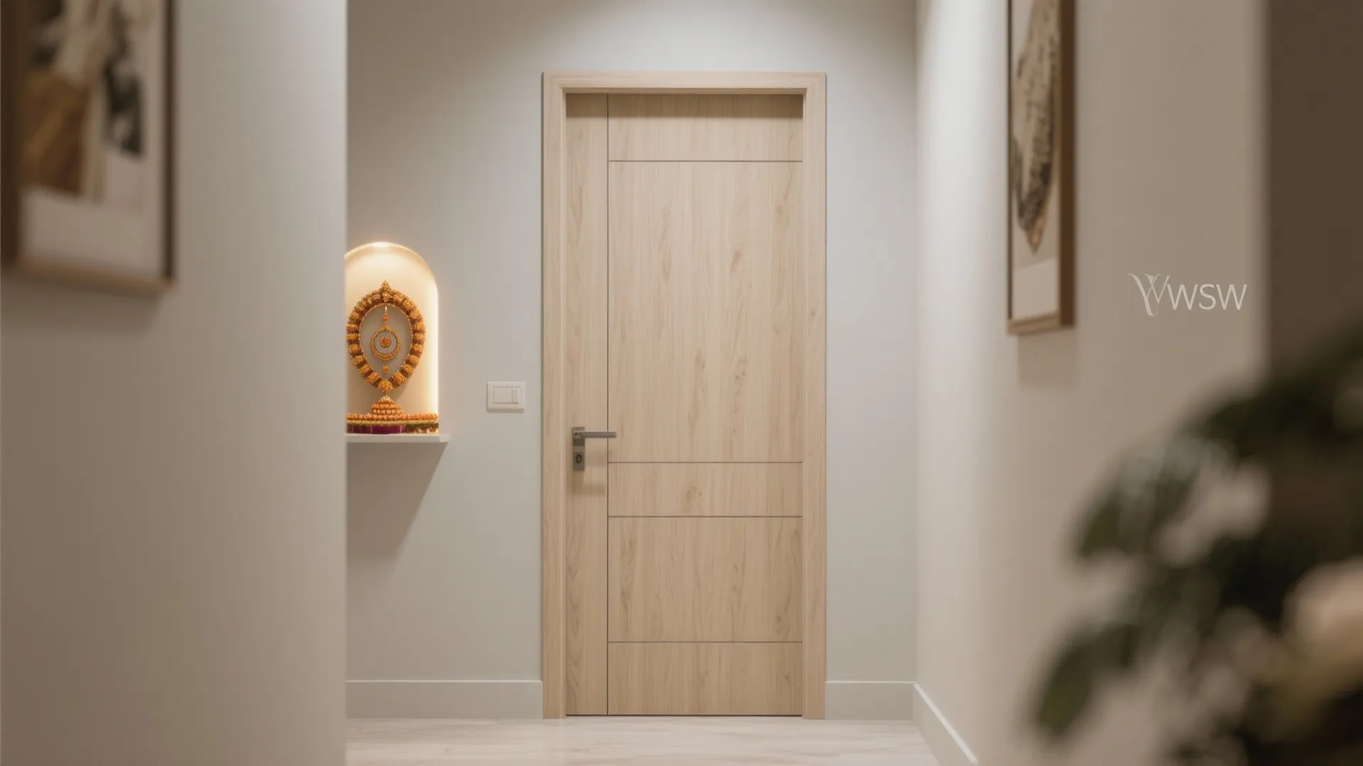 Contemporary Minimalist Flush Door