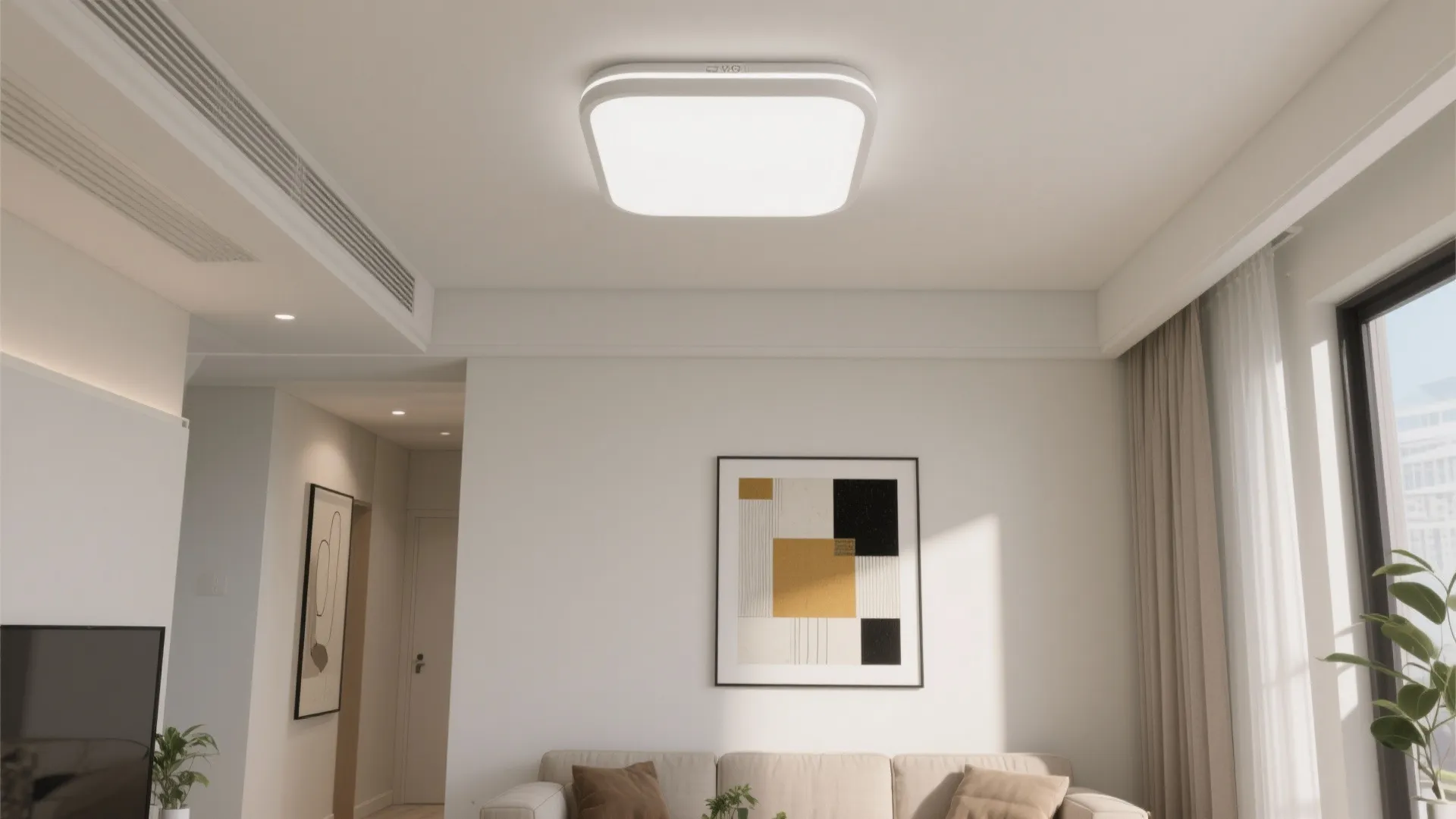 1. Minimalist Flush Mount Fixtures