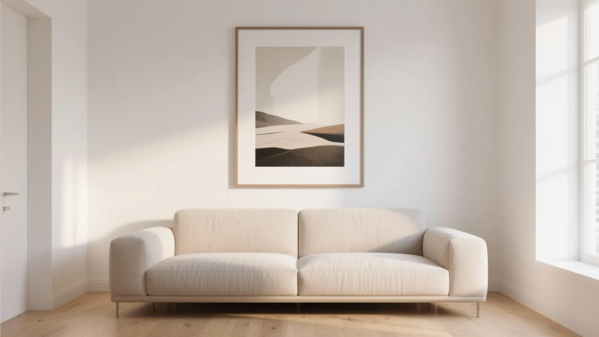 Minimalist framed art