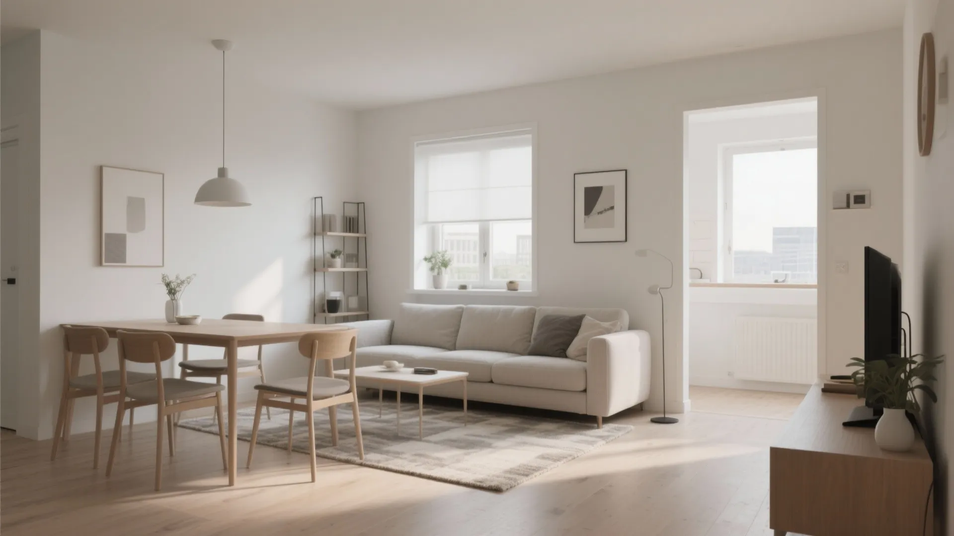 1. Minimalist Furniture Arrangement
