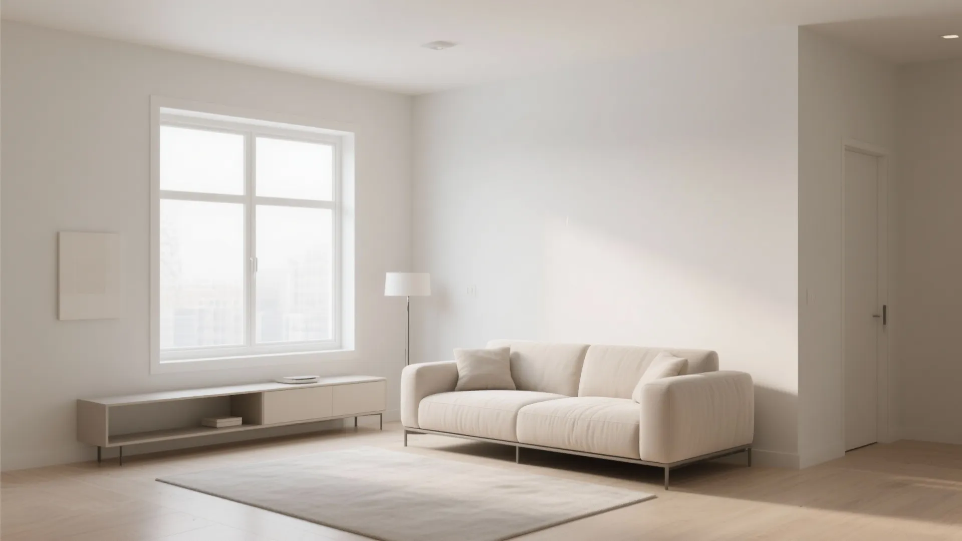 1. Minimalist Furniture Arrangement