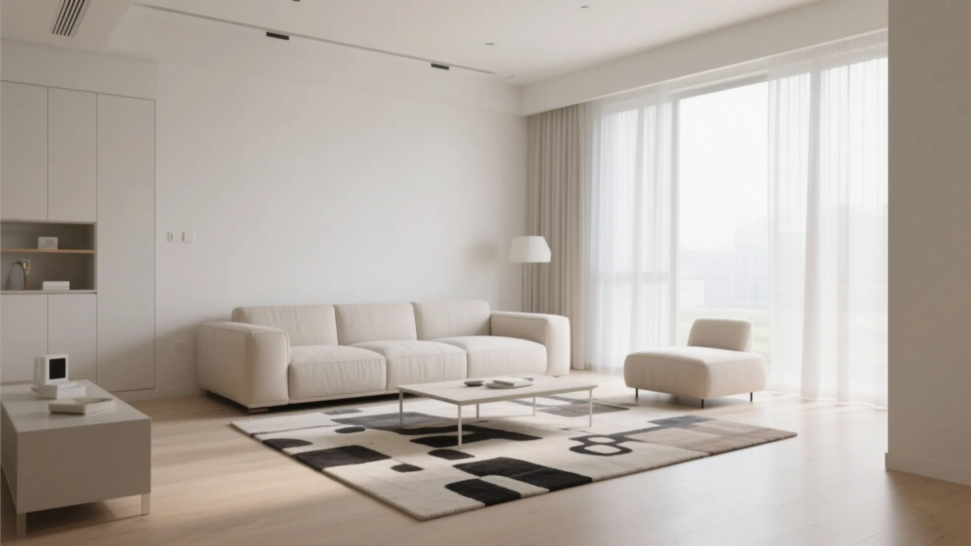 1. Minimalist Furniture Arrangement