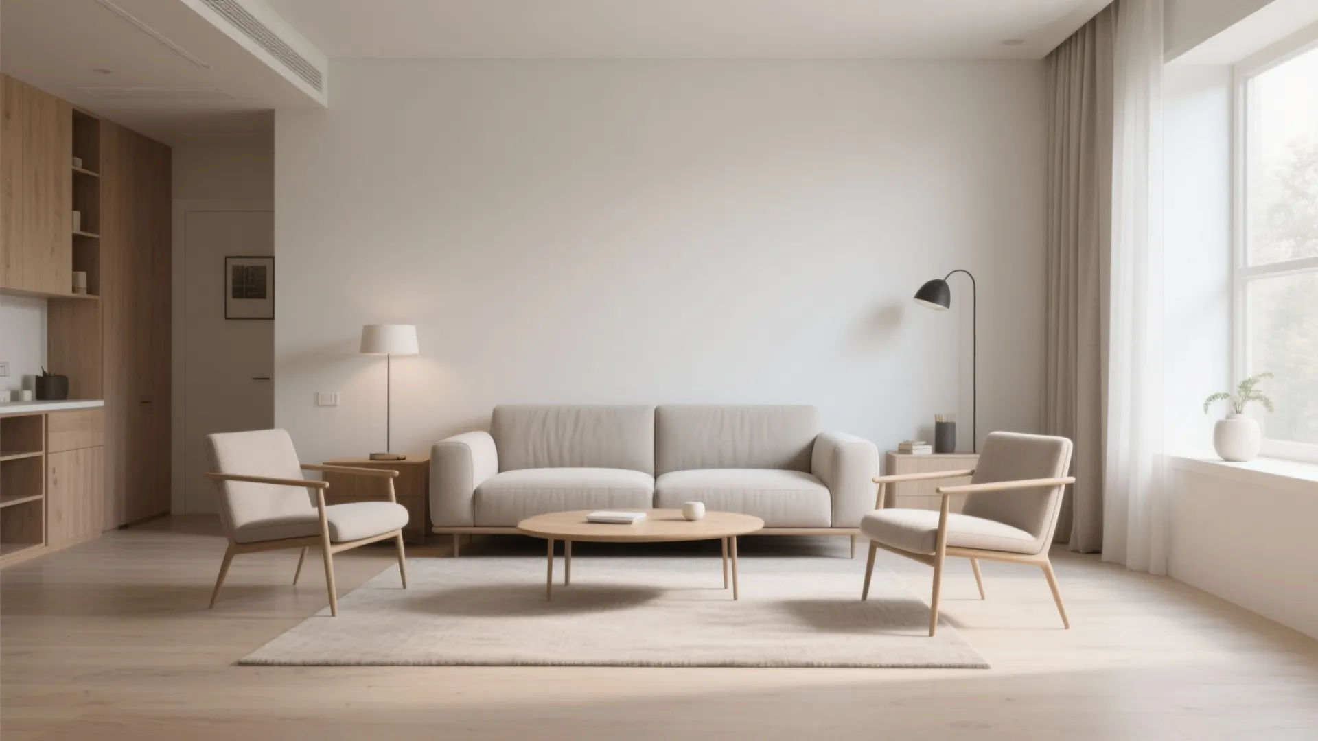 Minimalist Furniture Arrangement