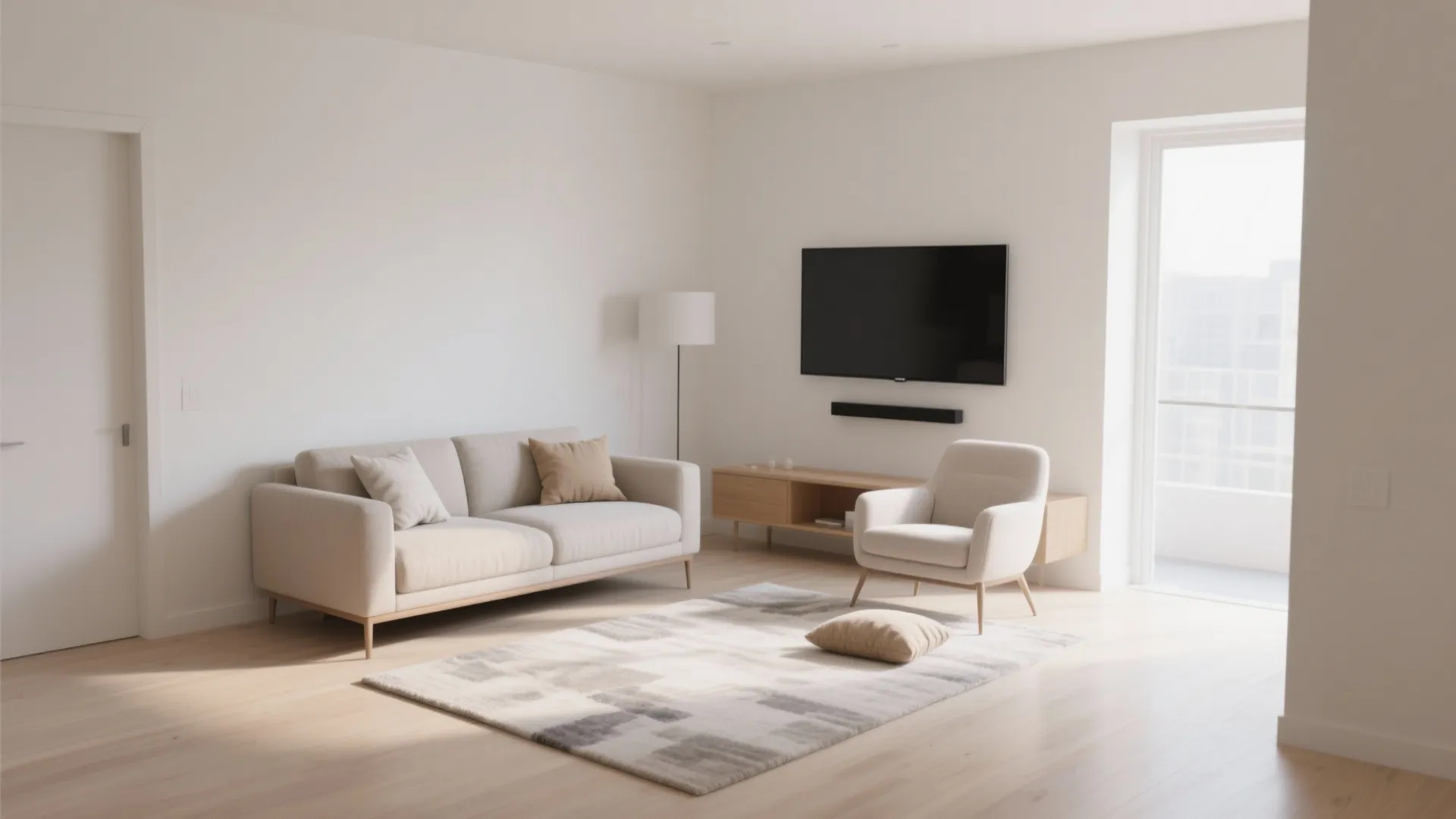 Minimalist Furniture Arrangement