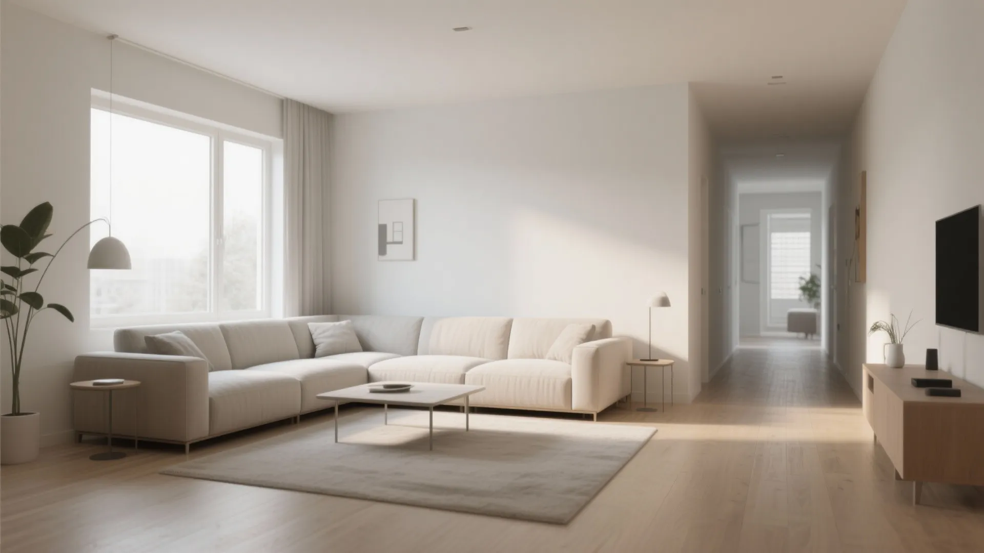 1. Minimalist Furniture Arrangement
