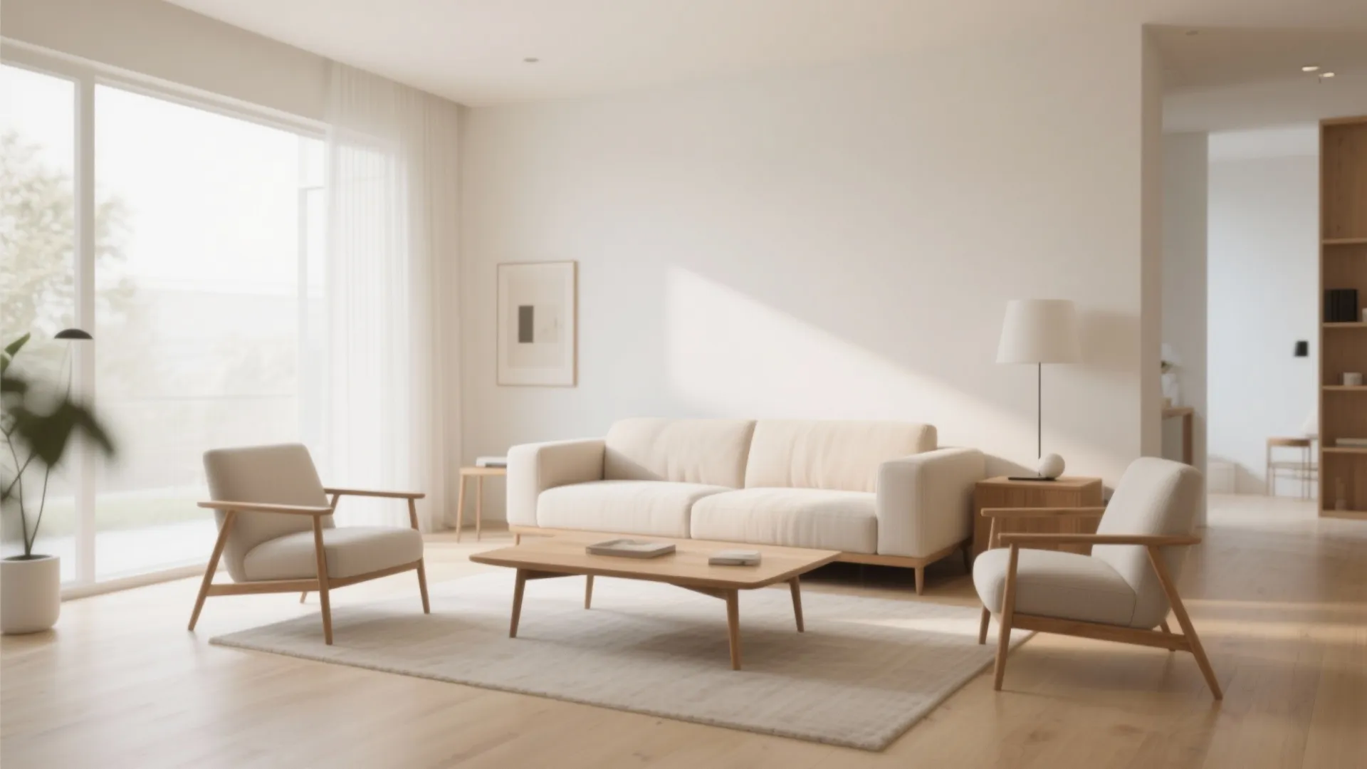 Minimalist Furniture Arrangement