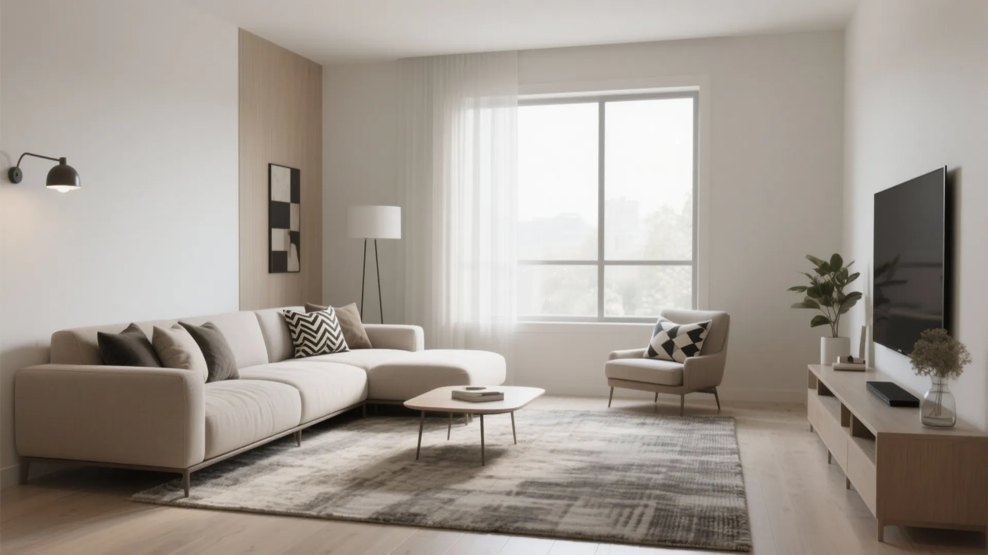 1. Minimalist Furniture Layout