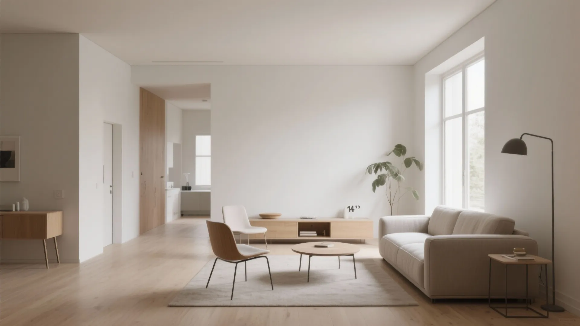 Minimalist Furniture Arrangement