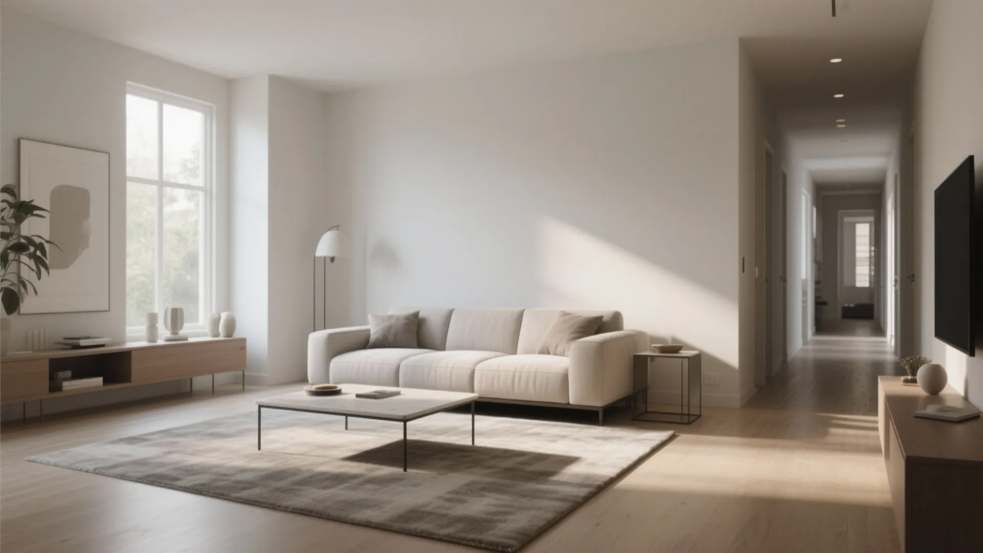 1. Minimalist Furniture Arrangement