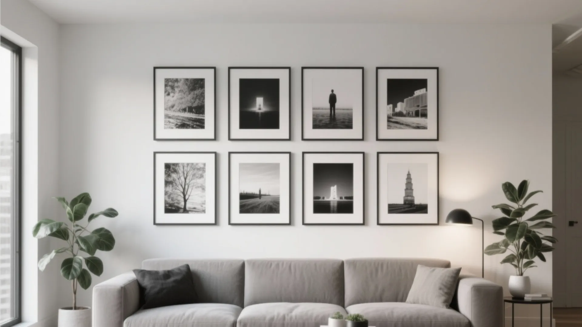 1. Minimalist Gallery Wall