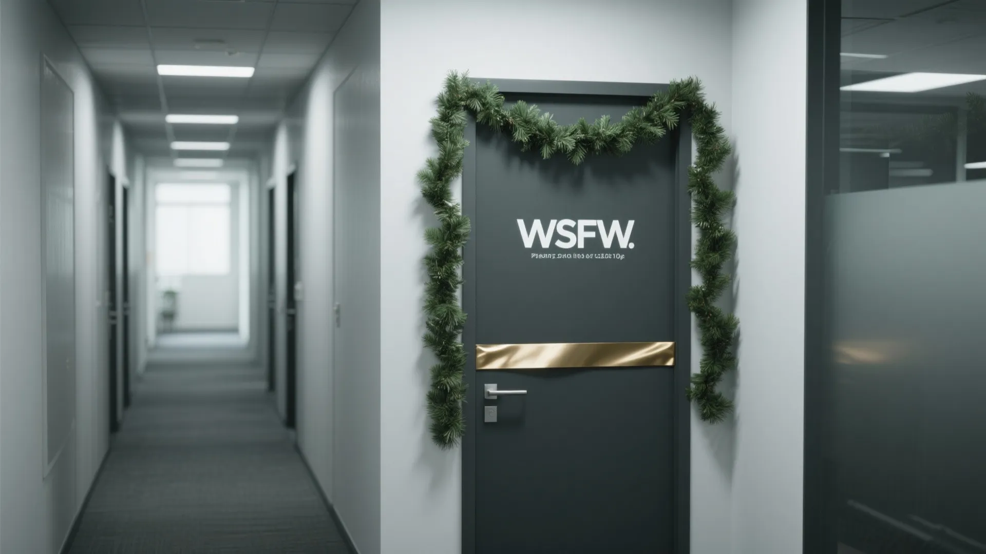 3. Minimalist Garland and Lettering