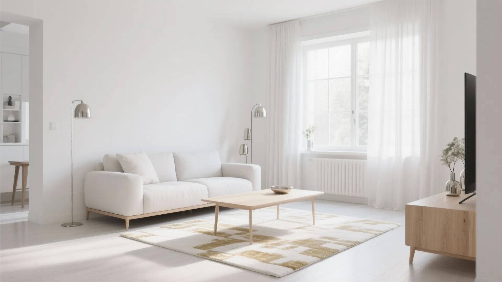 1. Minimalist Glam with Clean Lines