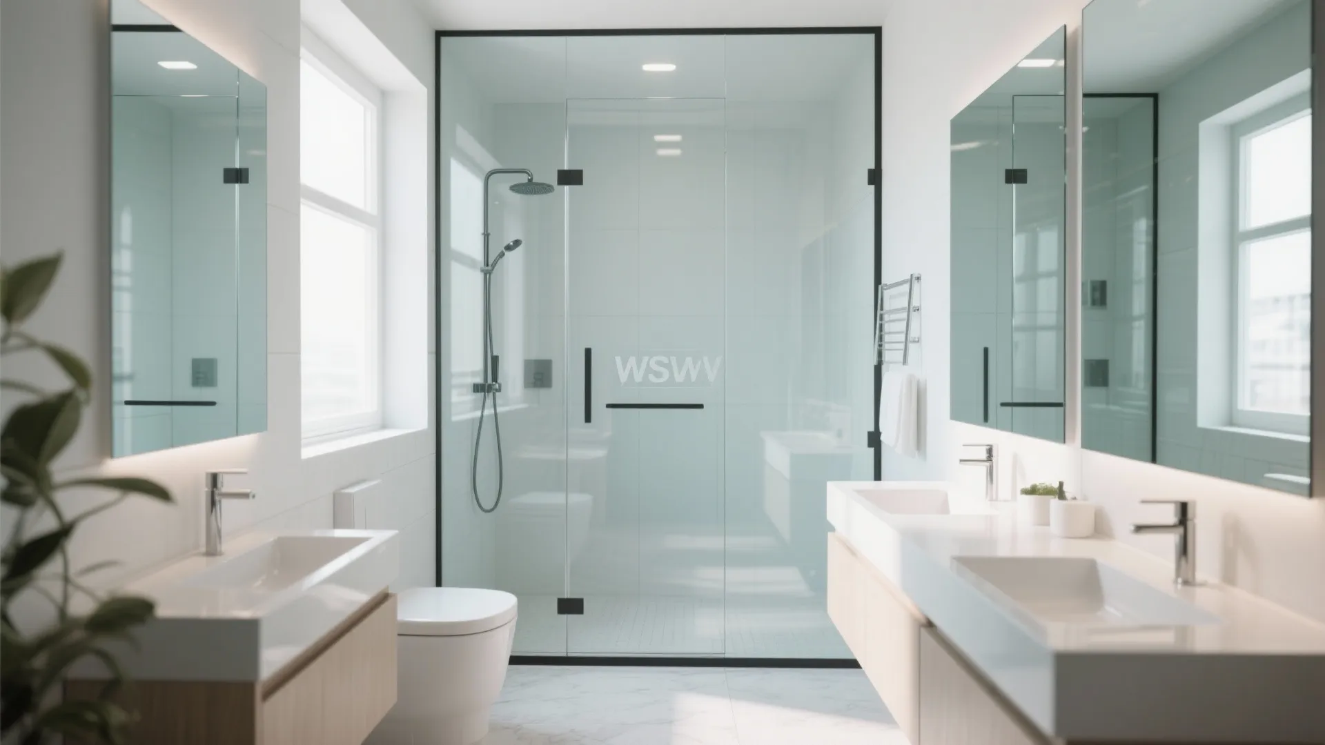 Minimalist Glass Enclosure