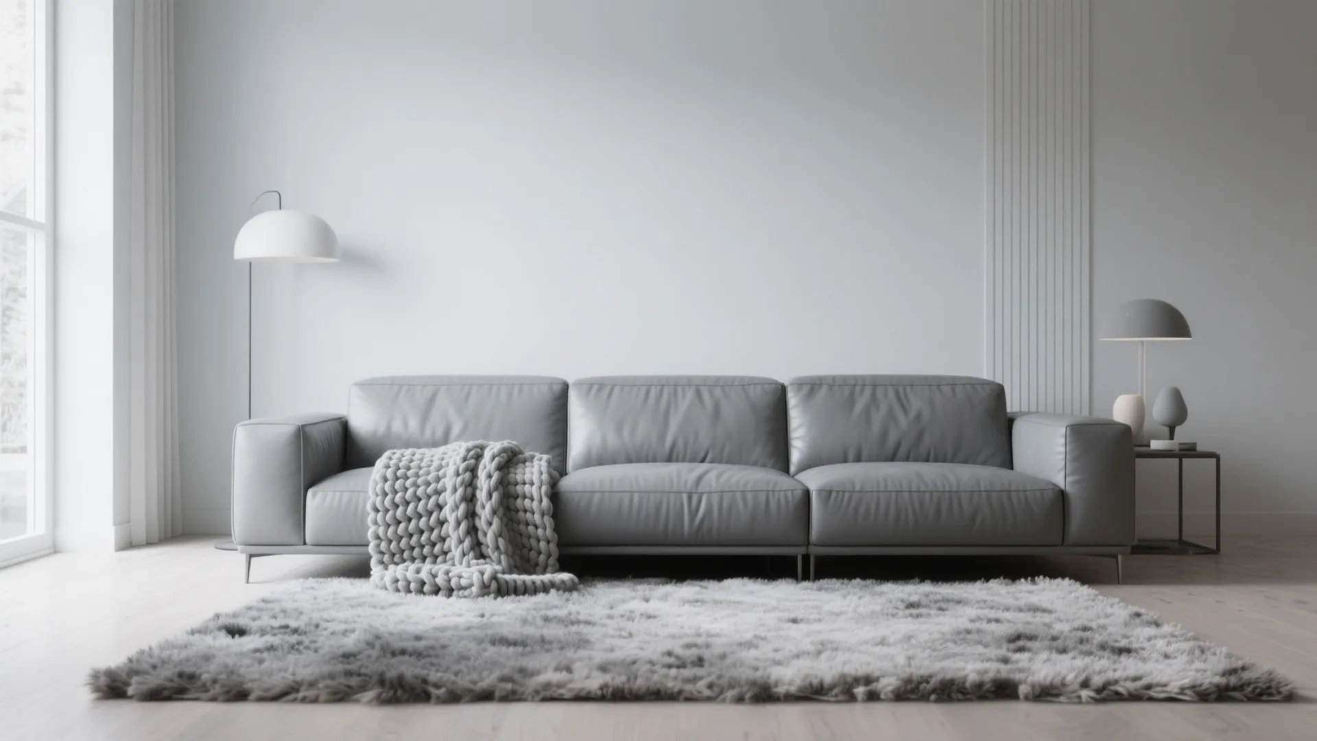 1. Minimalist Grey-on-Grey Styling