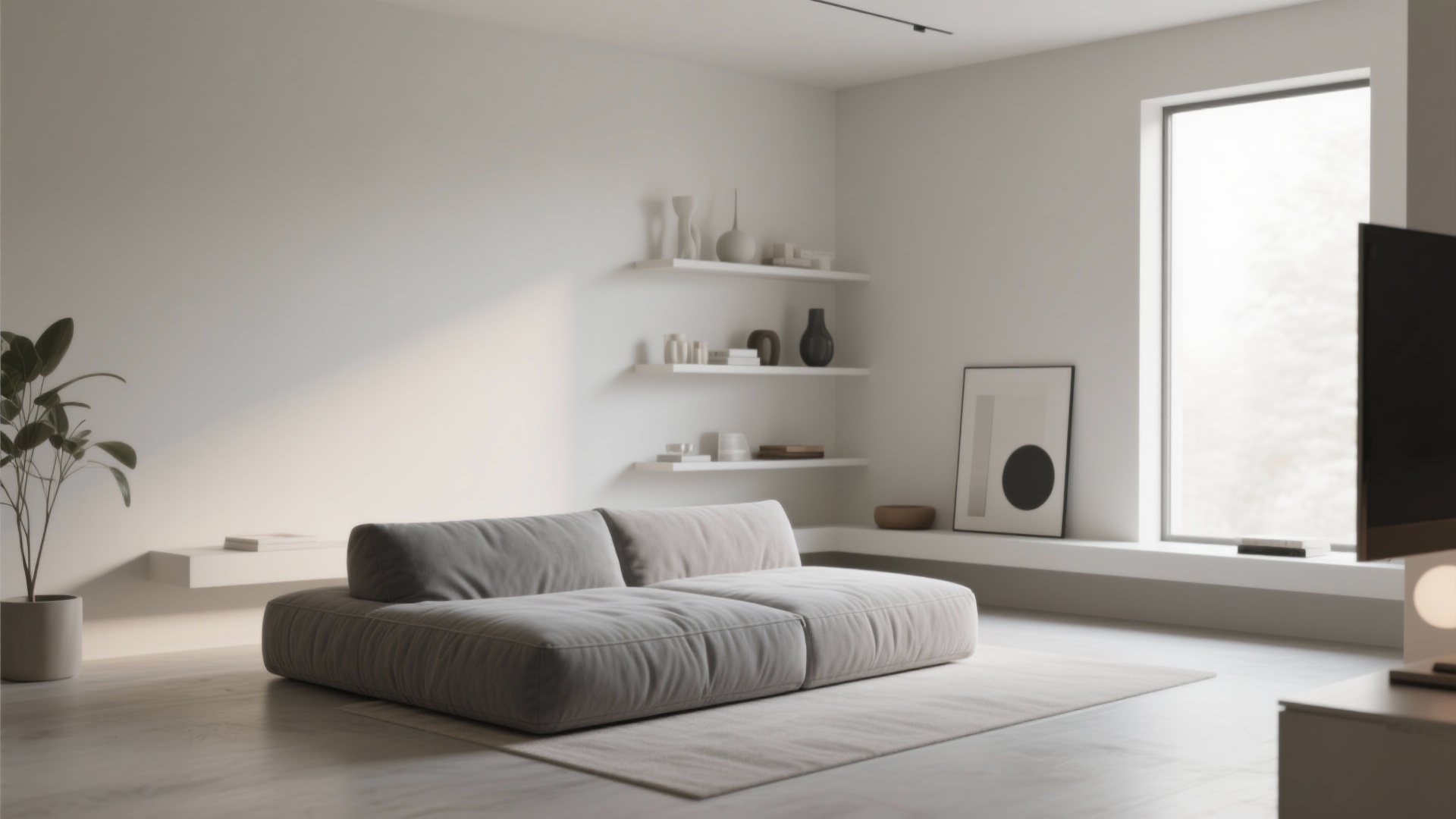 18 interesting diwan designs for living rooms - homify - Austere Minimalist Diwan Restoration