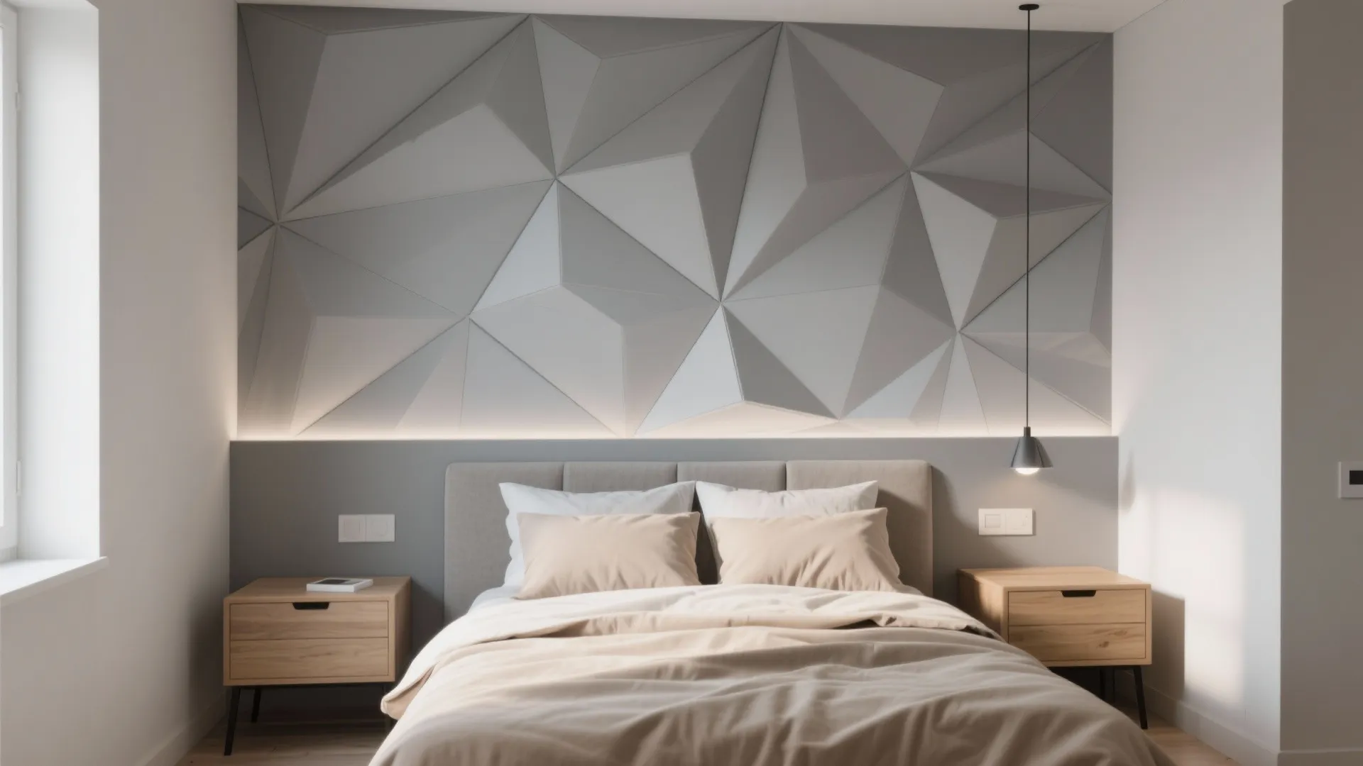 1. Minimalist Grey Geometrics