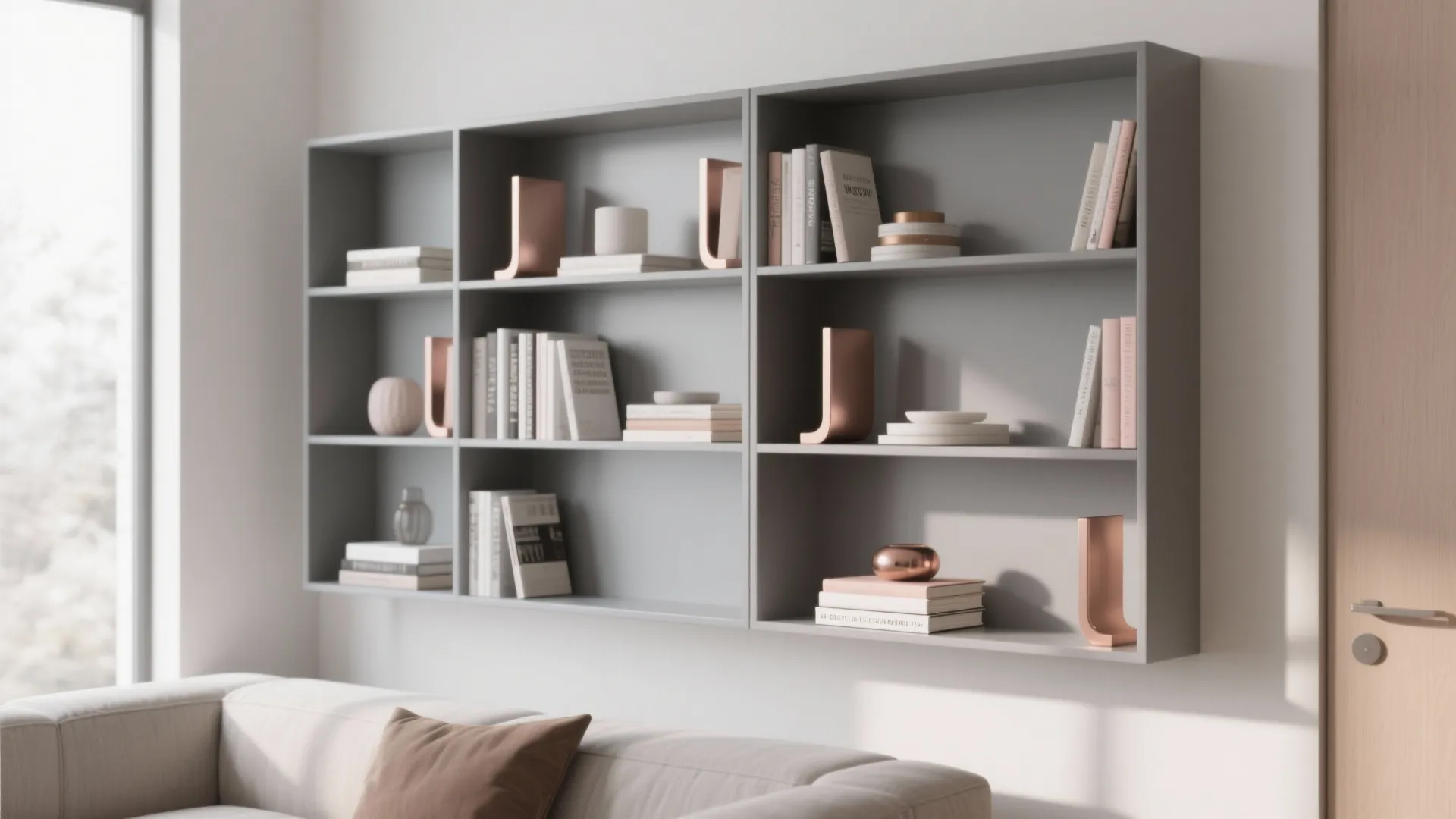 5. Minimalist Shelving