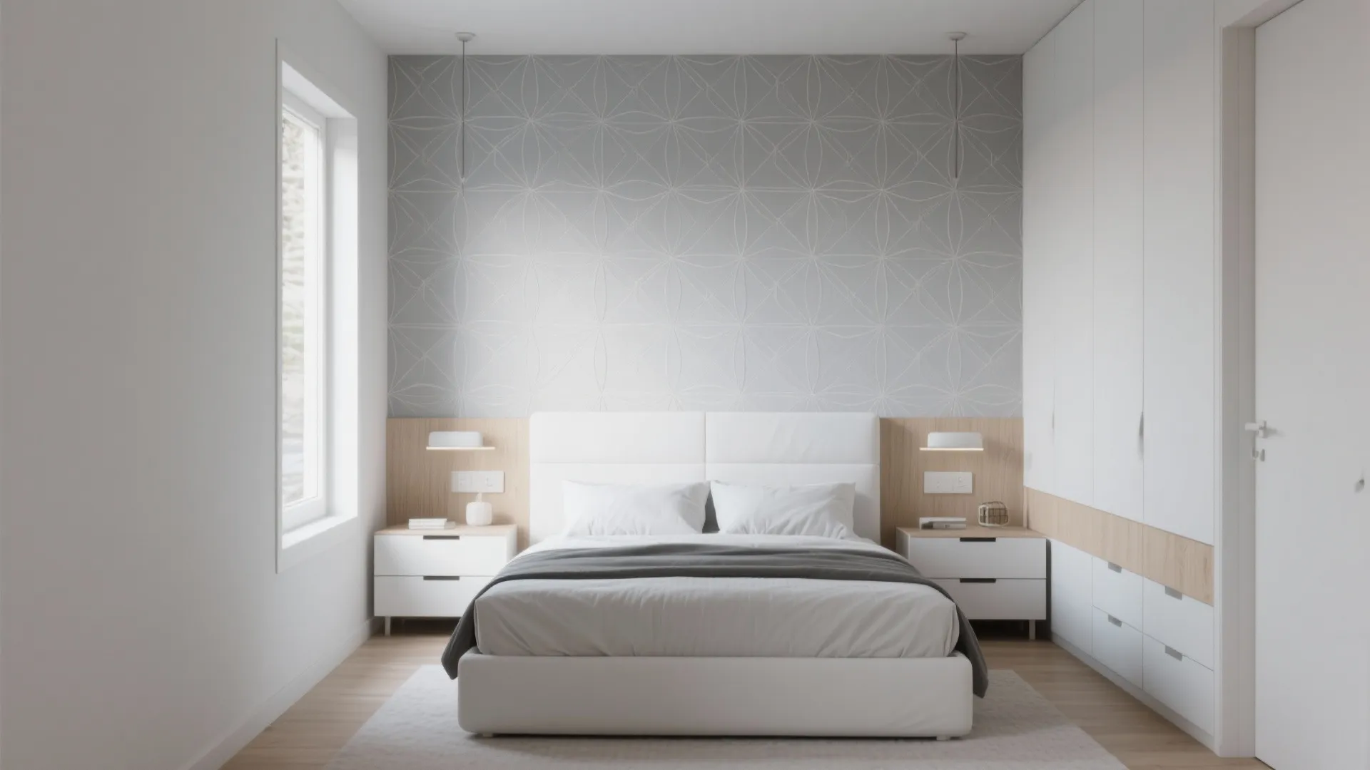 Minimalist Geometric Grey