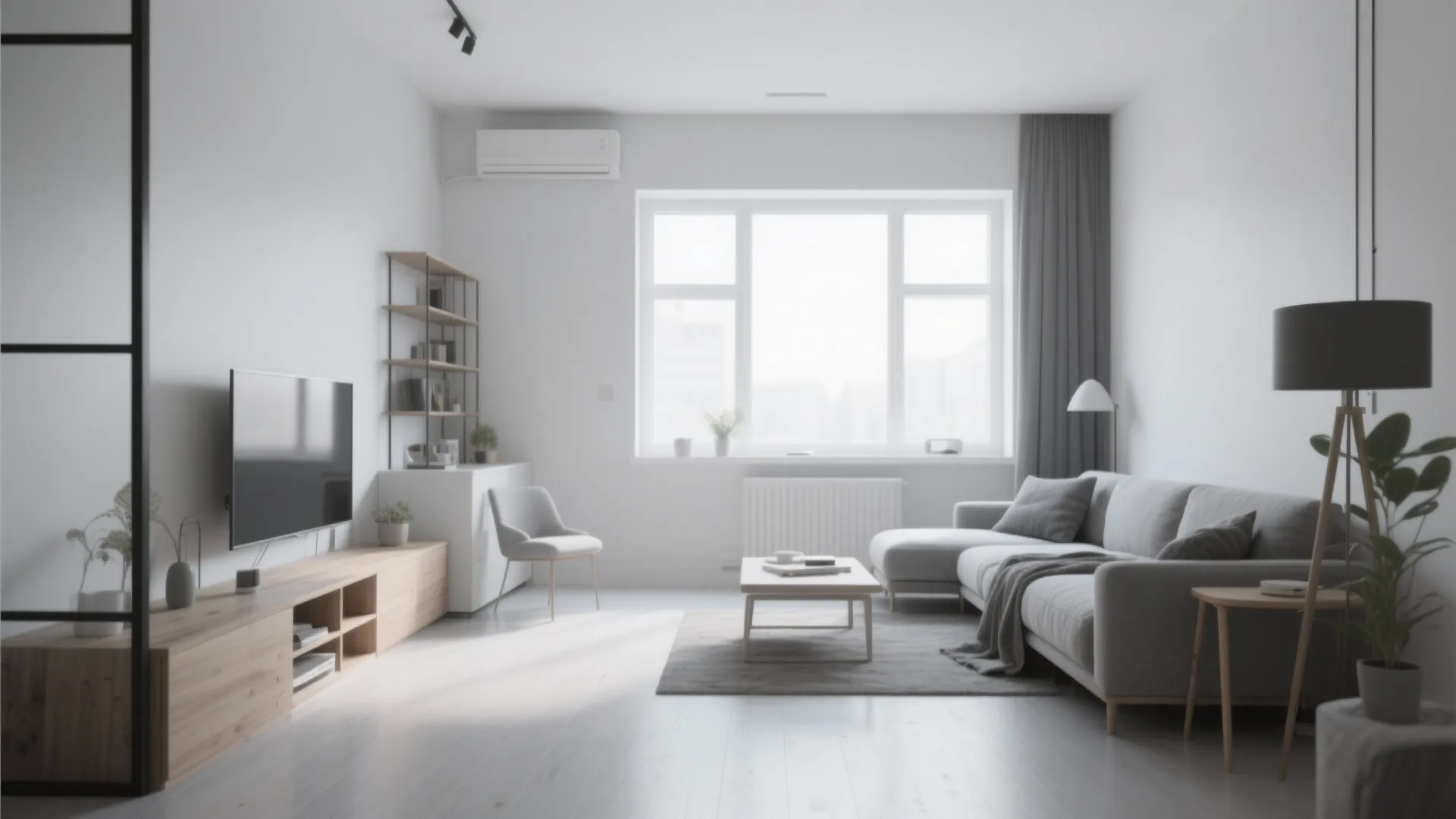 1. Minimalist Grey and White Harmony