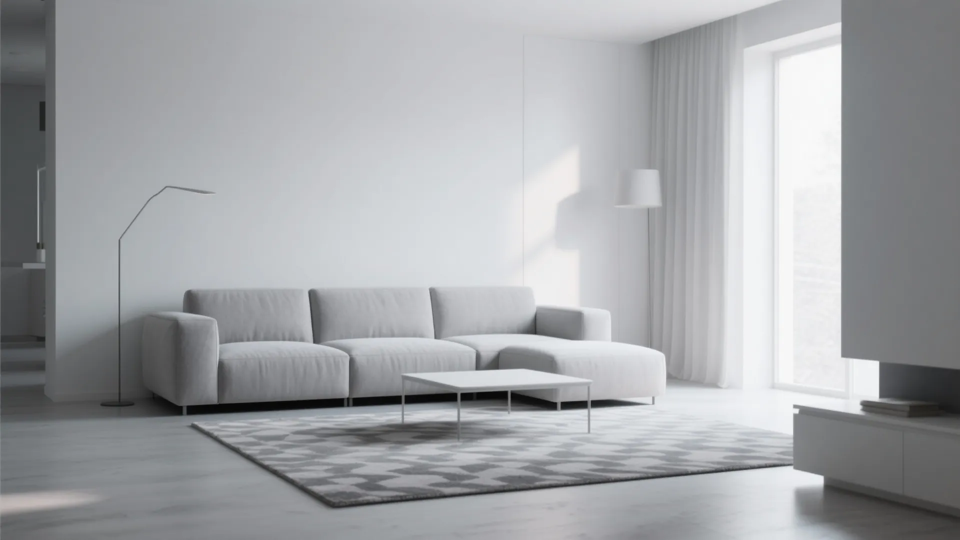 1. Minimalist Grey and White Scheme