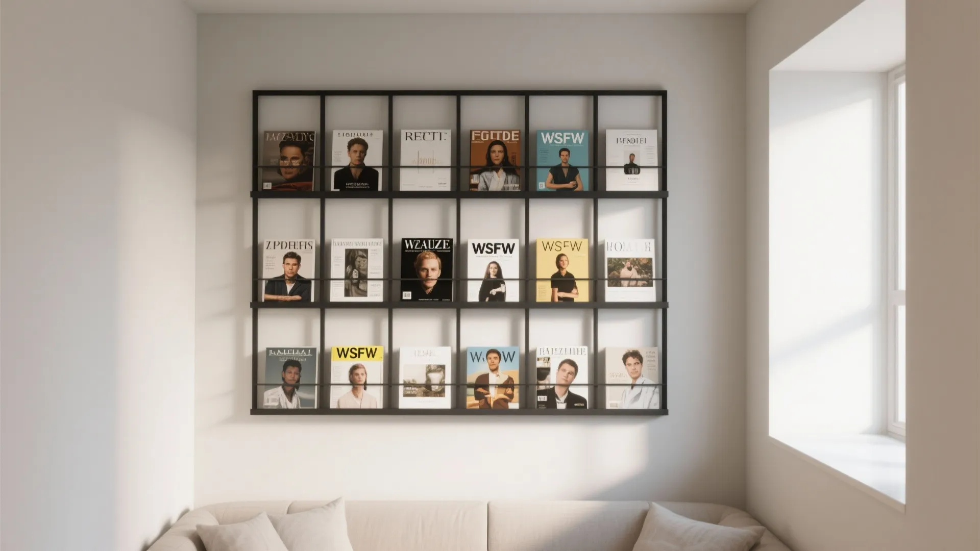 1. Minimalist Grid Layout