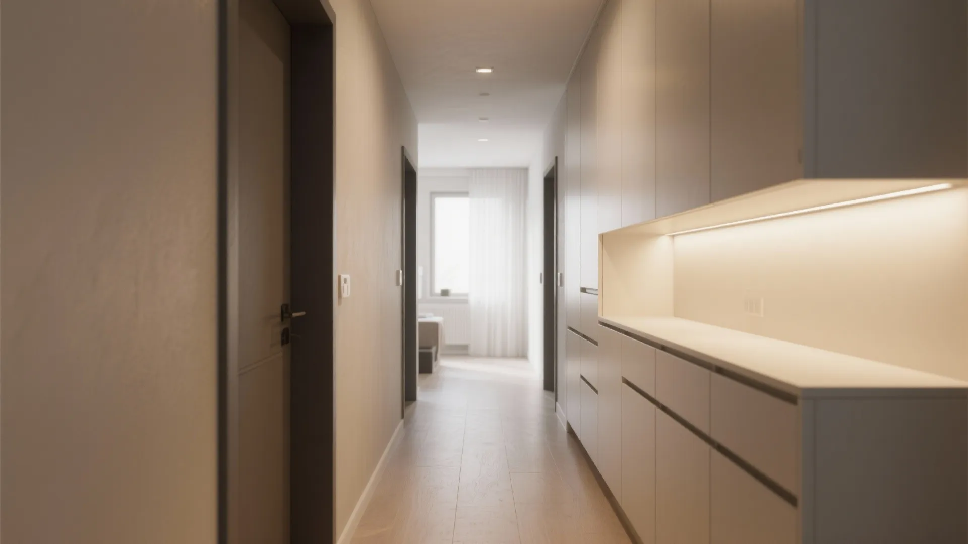 Minimalist Hall Storage Solutions