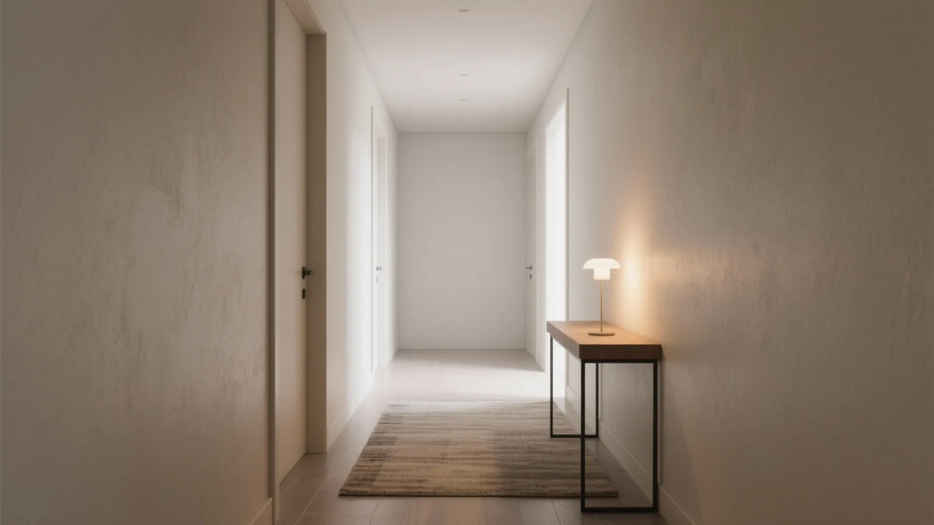 Minimalist layout for spacious feel