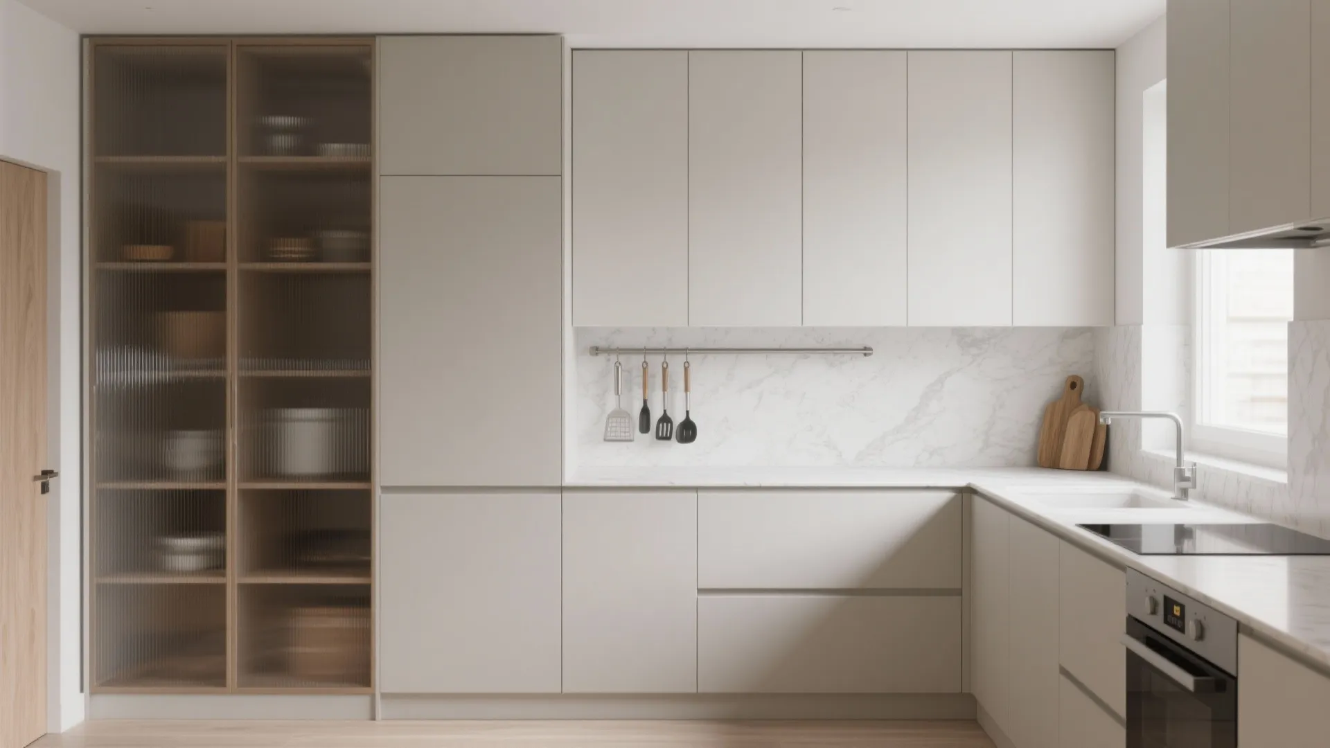 Minimalist Storage with Hidden Lines